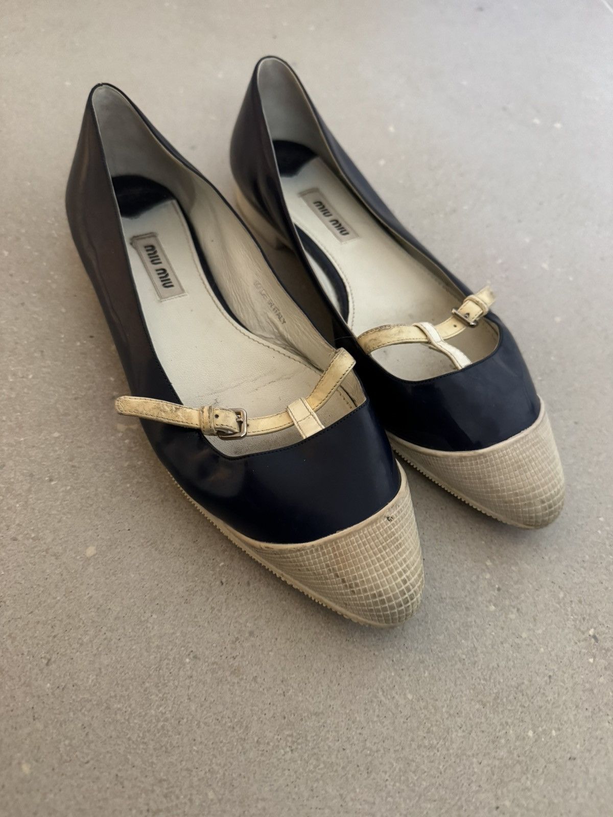 Miu Miu Two tone flats Size US 7.5 / IT 37.5 - 1 Thumbnail