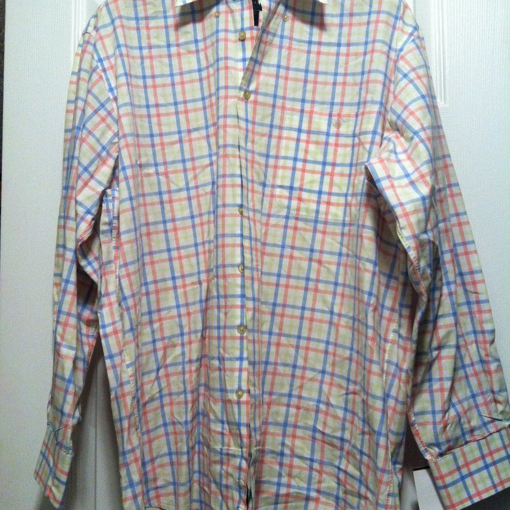 Scott Barber SCOTT BARBER MEN'S 100%COTTON CASUAL SHIRT SIZE: L Size US L / EU 52-54 / 3 - 3 Thumbnail