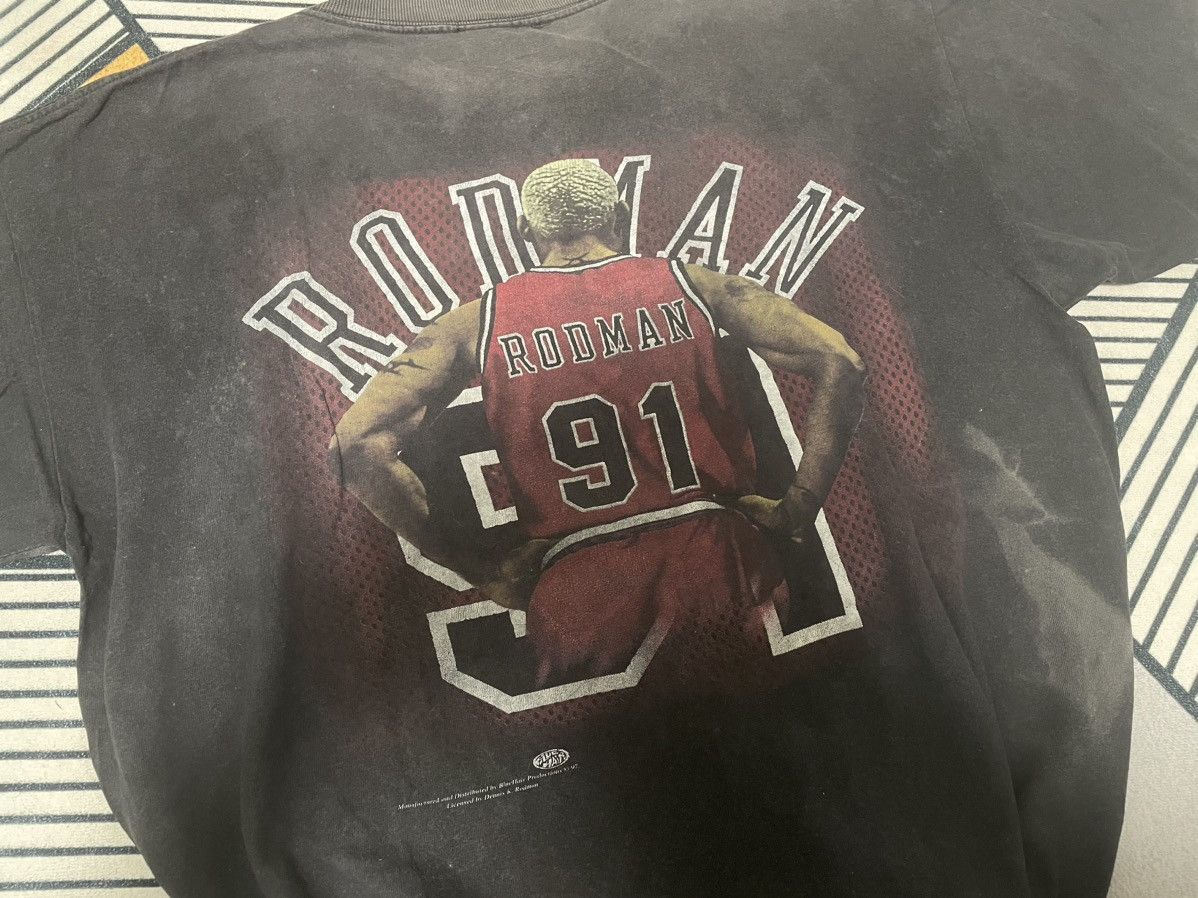 NBA × Vintage Vintage Rodman 1997 Size US XL / EU 56 / 4 - 2 Thumbnail