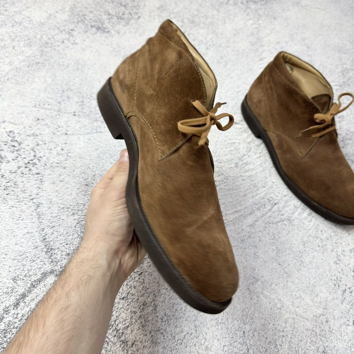 Handmade × Tod's TOD’S Mens Brown Suede Chukka Boots US11.5 UK10.5 29.5cm Size US 11.5 / EU 44-45 - 6 Thumbnail