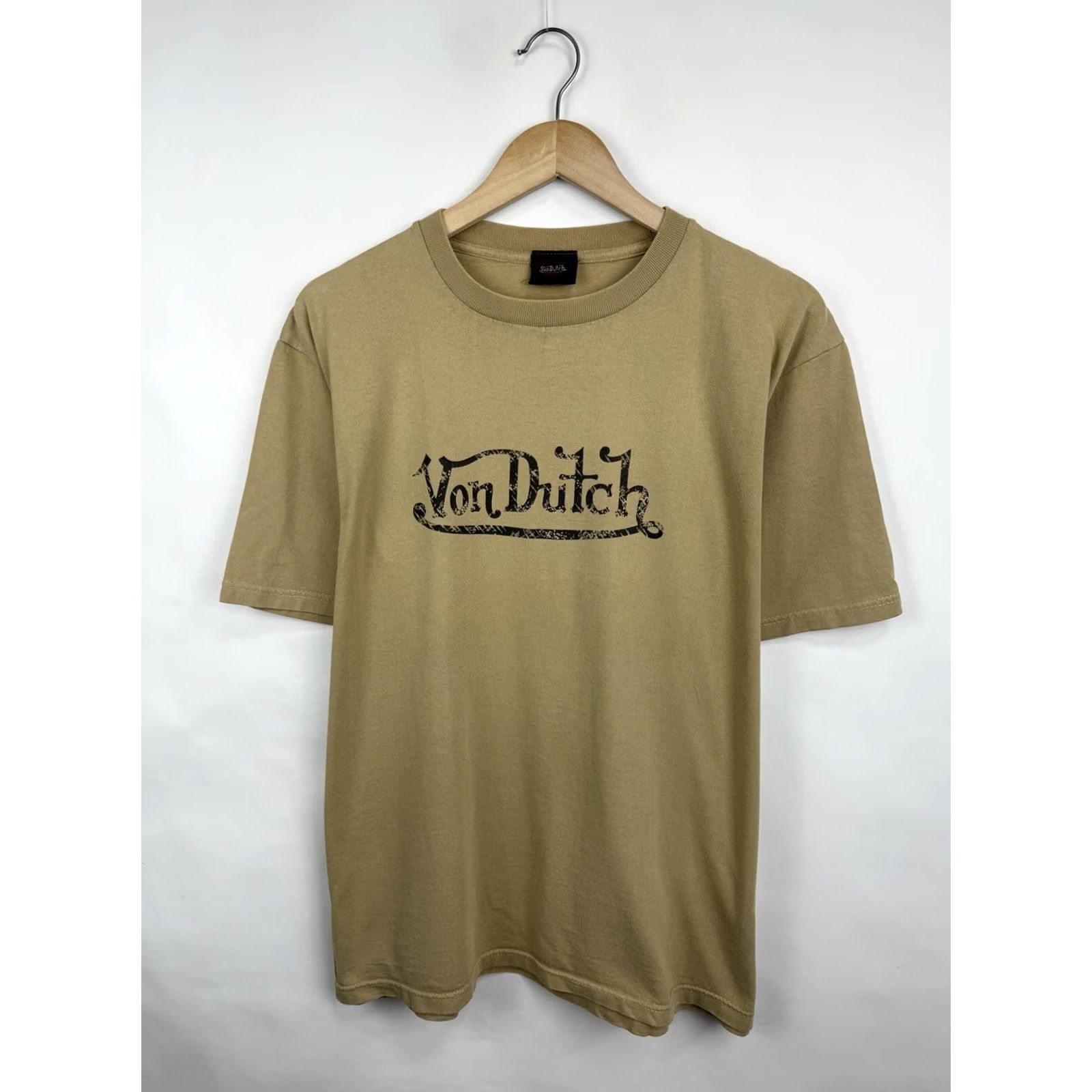 Von Dutch VINTAGE Von Dutch T-Shirt 90s Kenneth Howard Rare Retro Beige XL Mens Size US XL / EU 56 / 4 - 3 Thumbnail