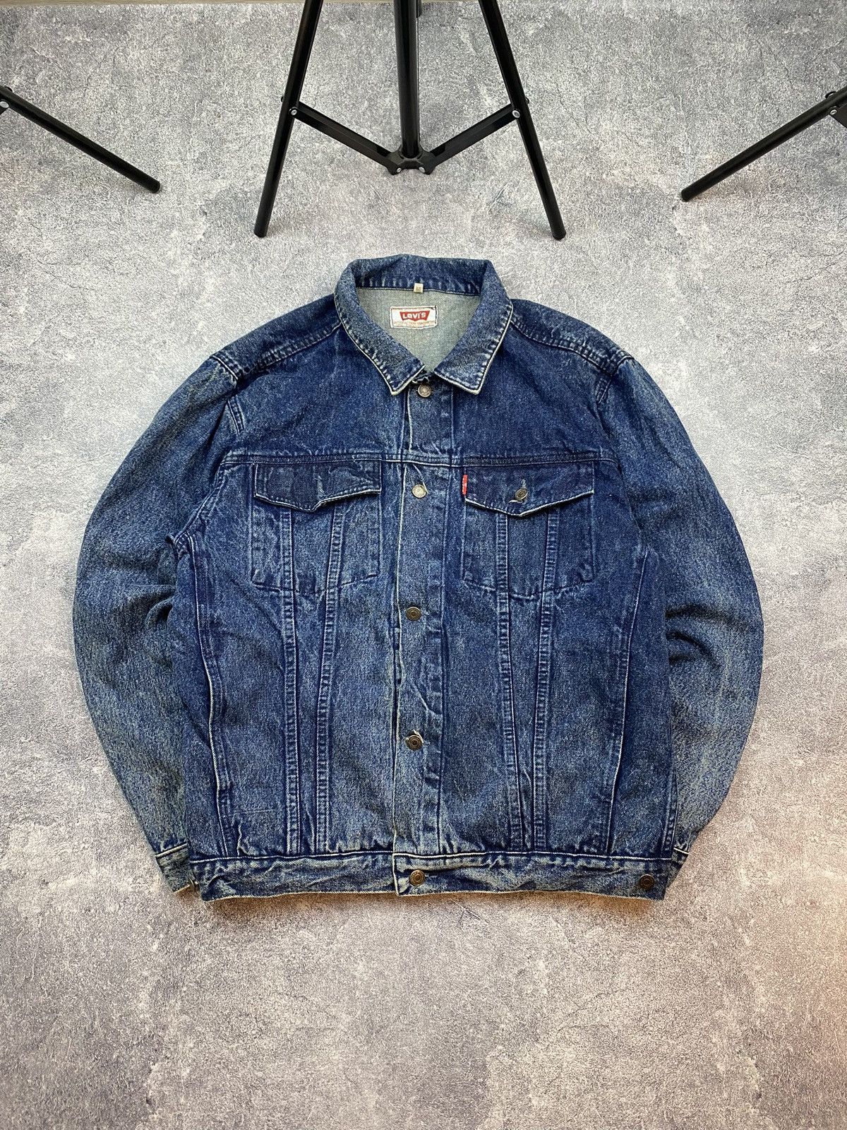 Levi's × Levi's Vintage Clothing × Vintage Vintage 80s Levi's Denim Jacket Size US L / EU 52-54 / 3 - 3 Thumbnail