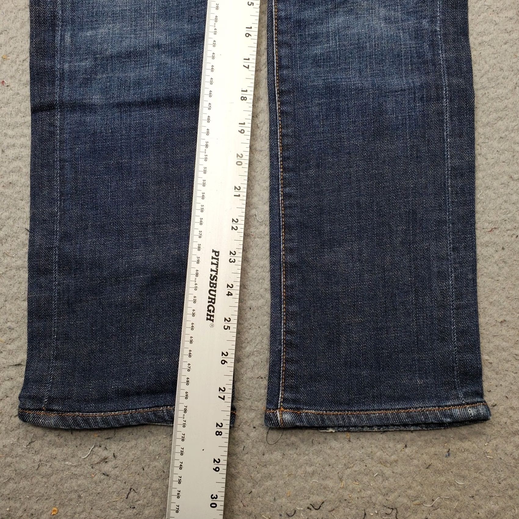 Citizens Of Humanity Citizens of Humanity Elson Jeans Womens 24 Blue Stretch High Rise Straight Leg Jeans Size 42" / US 20 - 4 Thumbnail