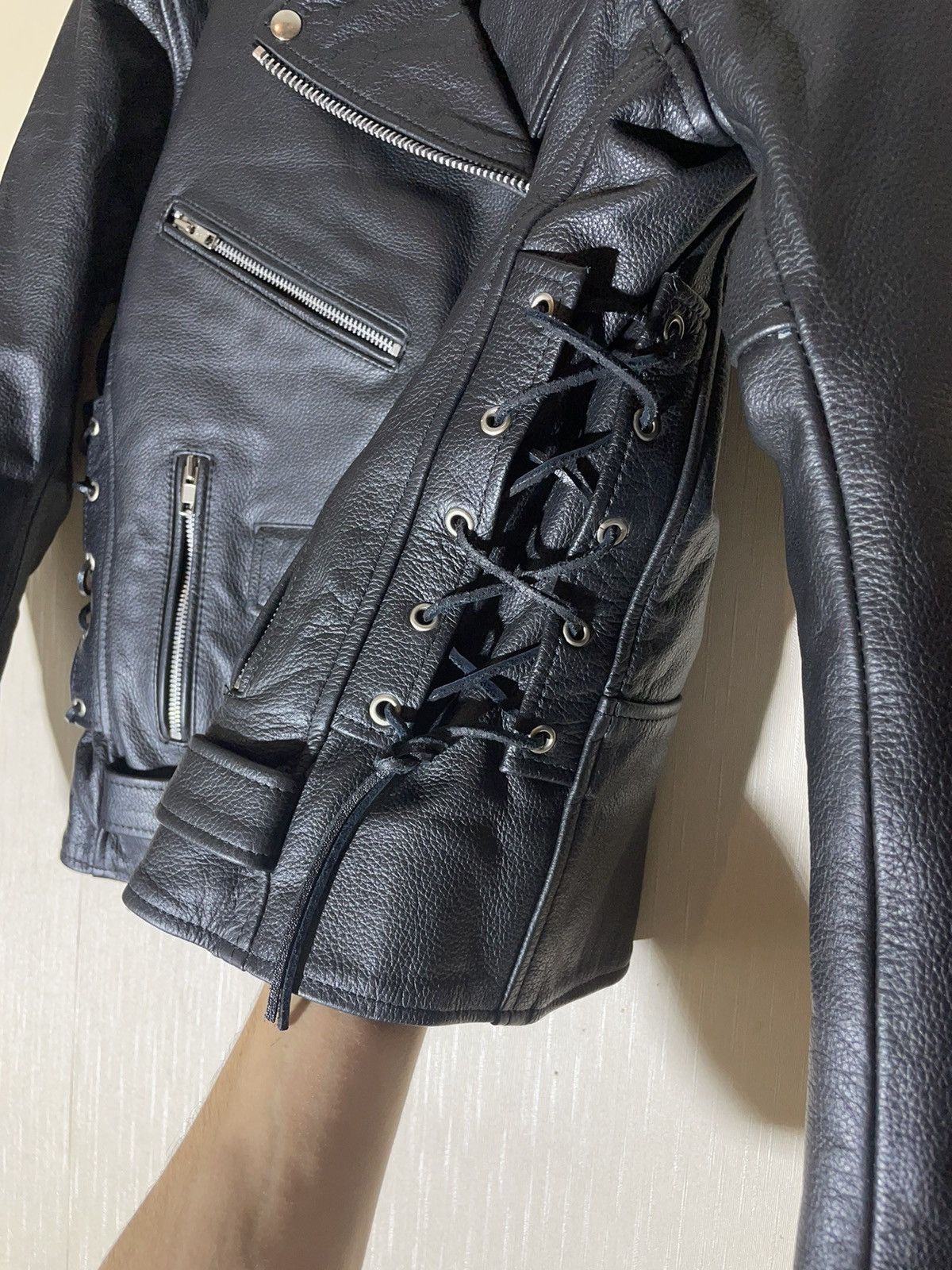 Japanese Brand × Vintage × Yohji Yamamoto Yohji Yamamoto Y’s vintage leather biker jacket Size US S / EU 44-46 / 1 - 6 Thumbnail