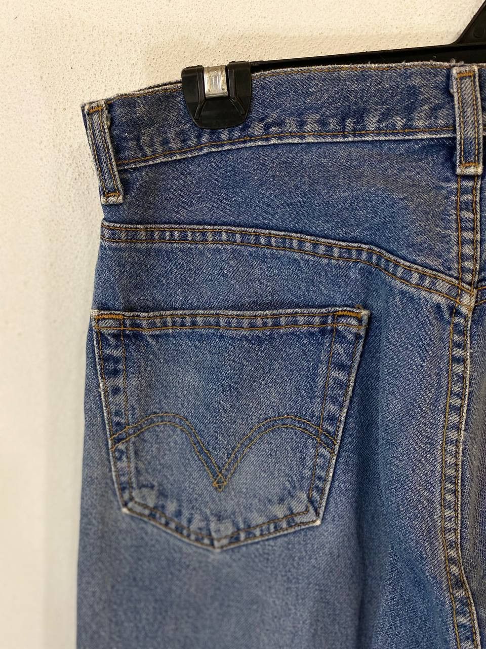 Levi's vintage levis 505 regular fit distressed denim nice design Size US 36 / EU 52 - 4 Thumbnail