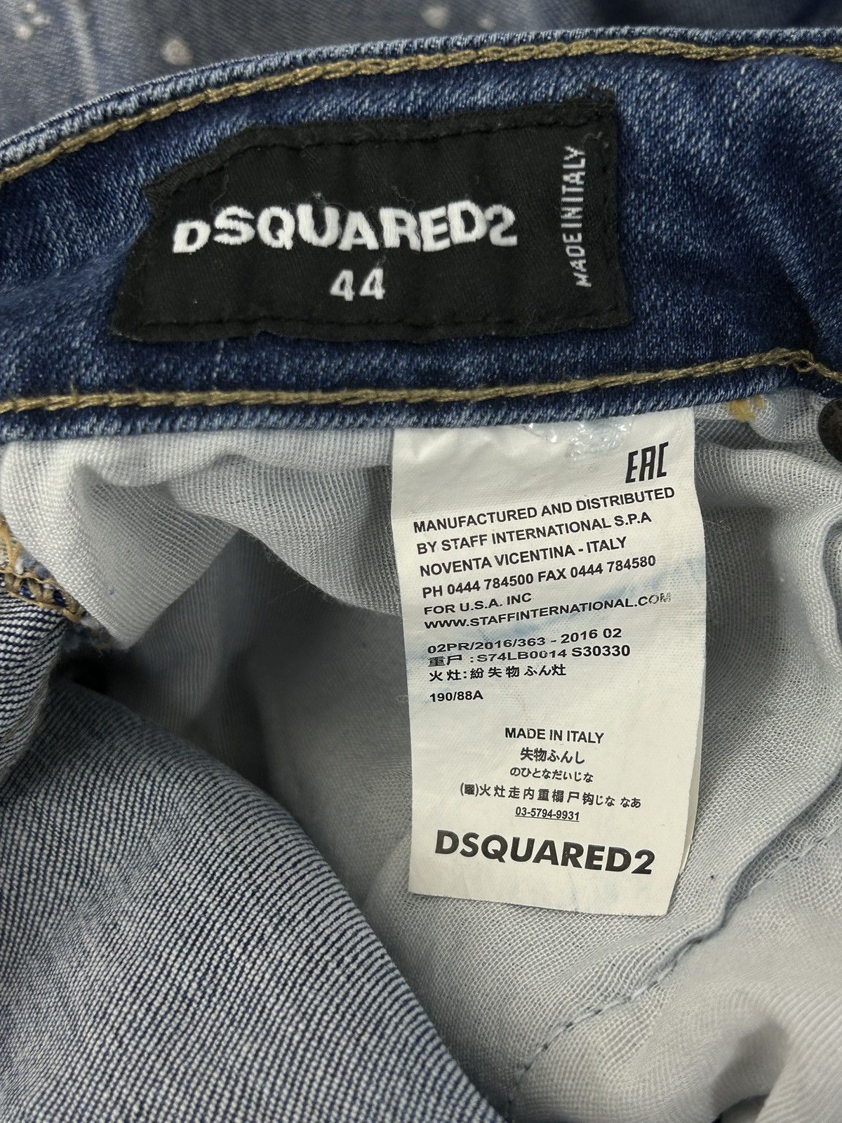 Dsquared2 Dsquared2 Skinny Elastane Denim Jeans Size 44 Size 30" / US 8 / IT 44 - 11 Thumbnail