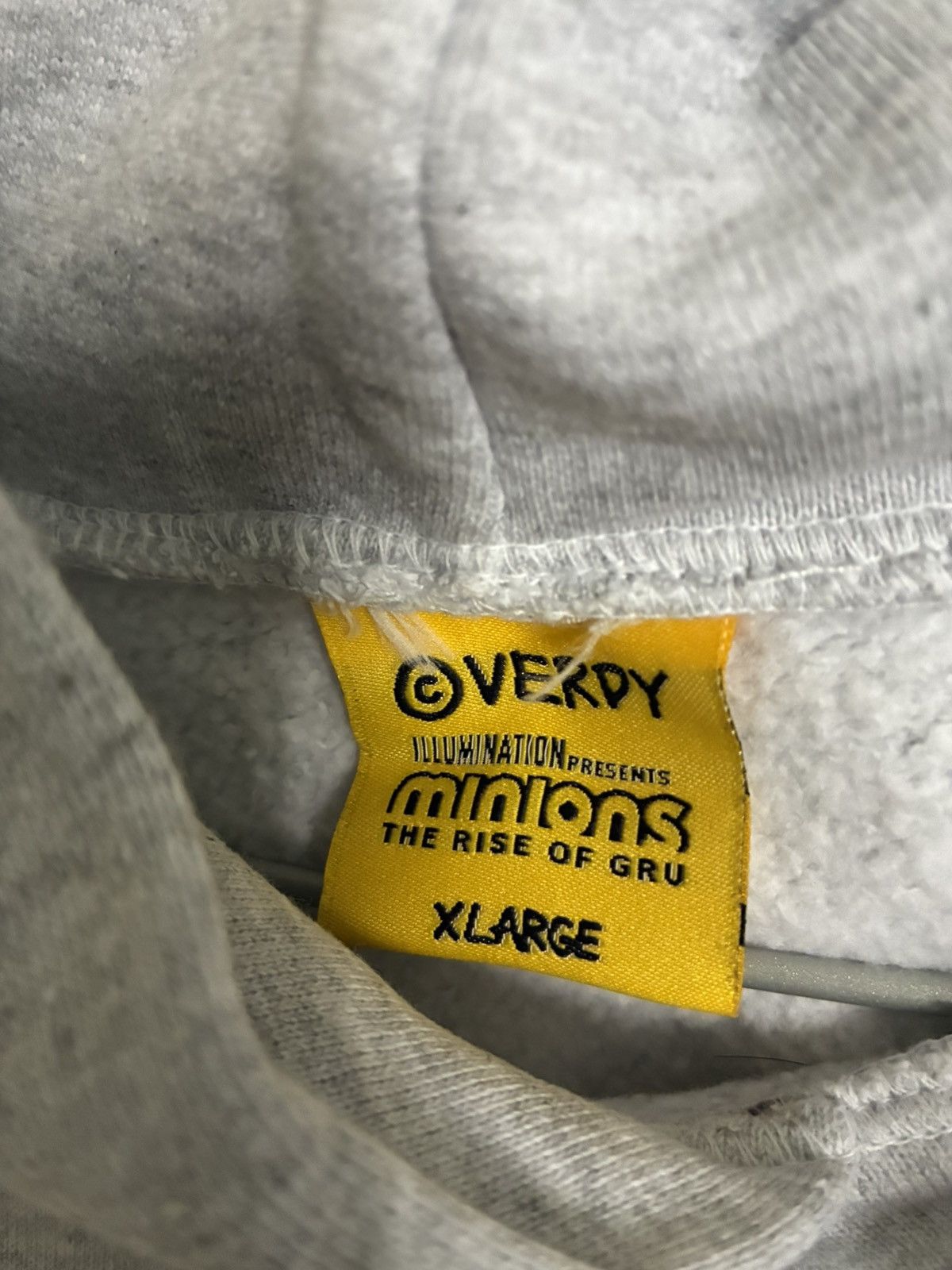 Wasted Youth VERDY x Minions Hoodie Vick & Otto Grey XL2022 Size US XL / EU 56 / 4 - 3 Thumbnail