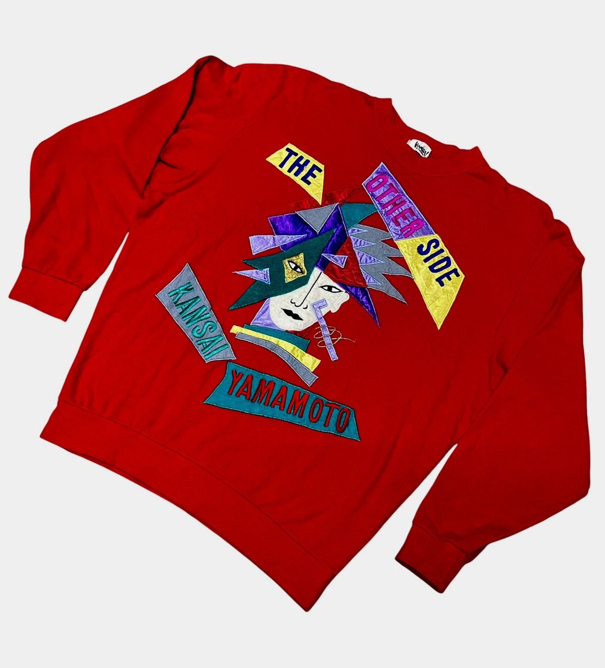 Kansai Yamamoto Vintage Kansai Yamamoto The Other Side series Sweatshirt Size US M / EU 48-50 / 2 - 1 Thumbnail