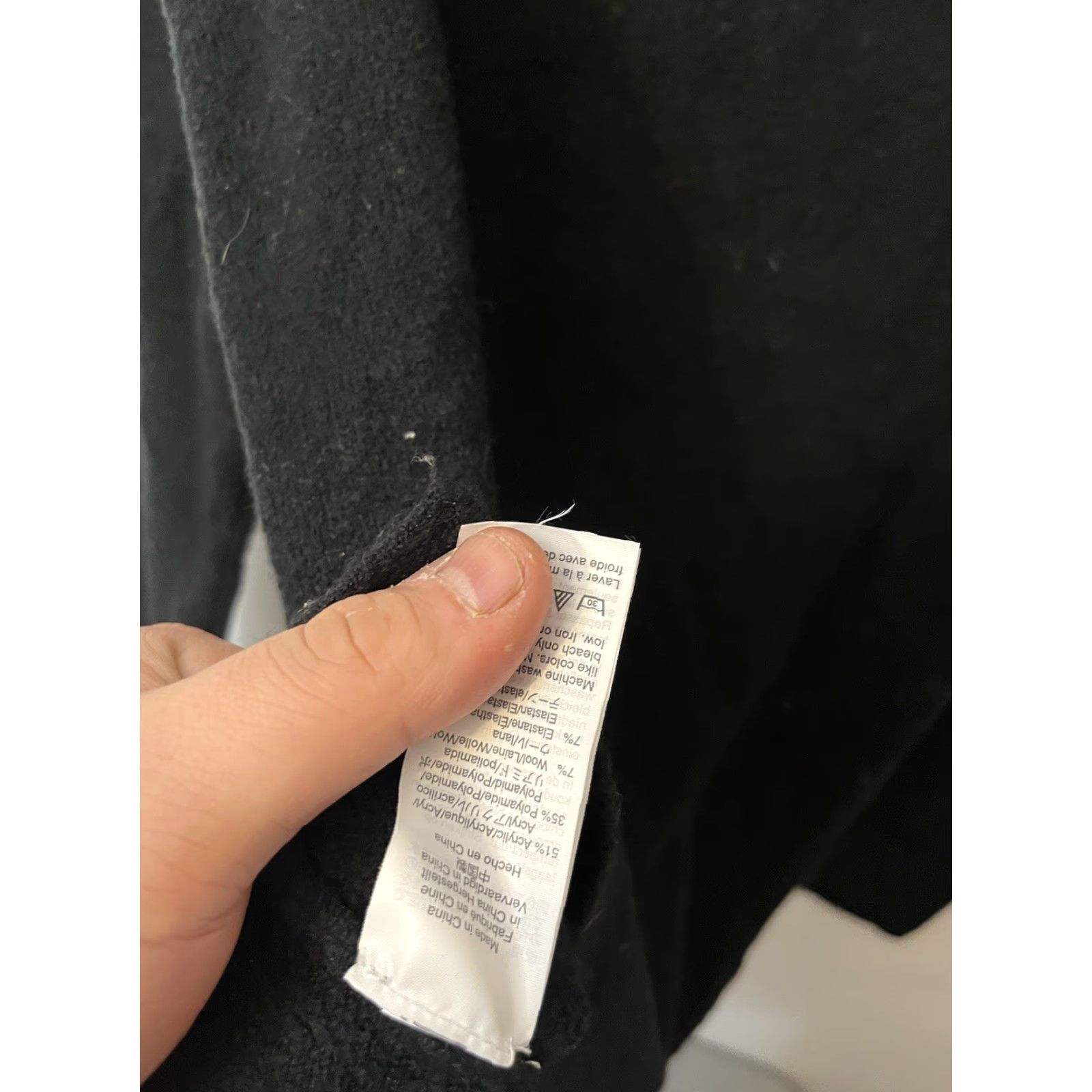 J.Crew VINTAGE J.CREW AC625 XS Classic Black Crewneck Sweater in Extra-Soft Yarn Size XS / US 0-2 / IT 36-38 - 5 Thumbnail