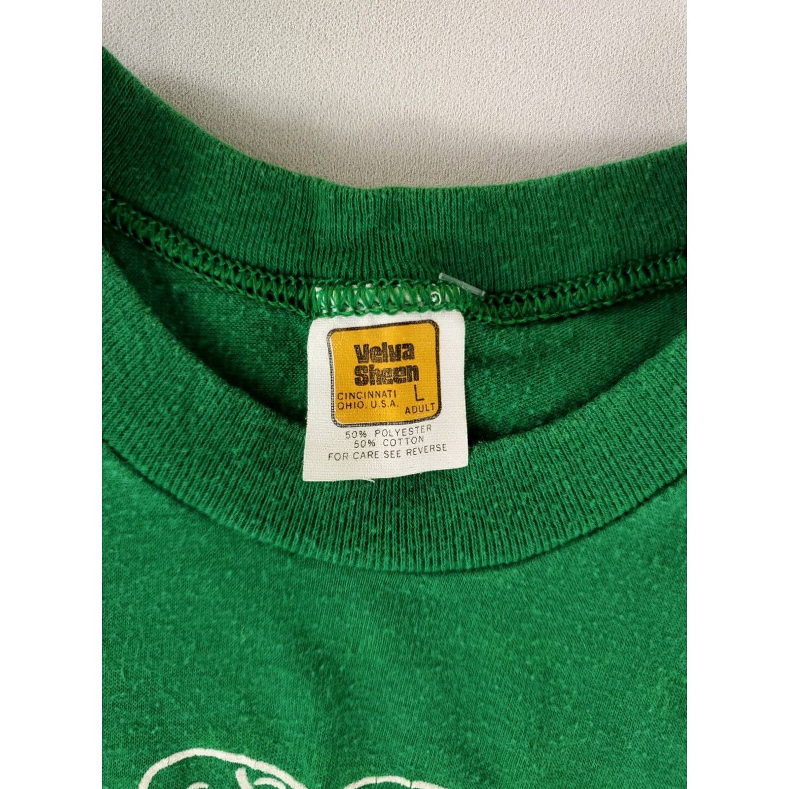 Vintage VINTAGE Girl Scouts T Shirt Green Womens L 70s 80s Velva Sheen VTG Size L / US 10 / IT 46 - 3 Thumbnail