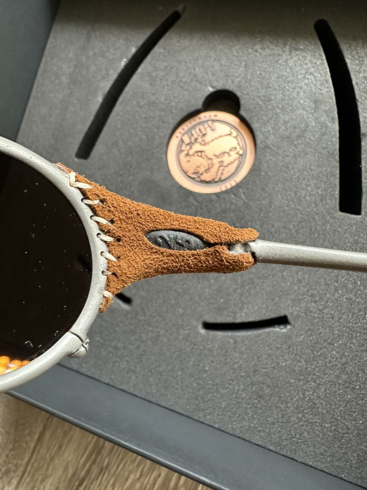 Oakley 2023 Oakley Muzm Mars X-Metal Leather Sunglasses Size ONE SIZE - 13 Thumbnail