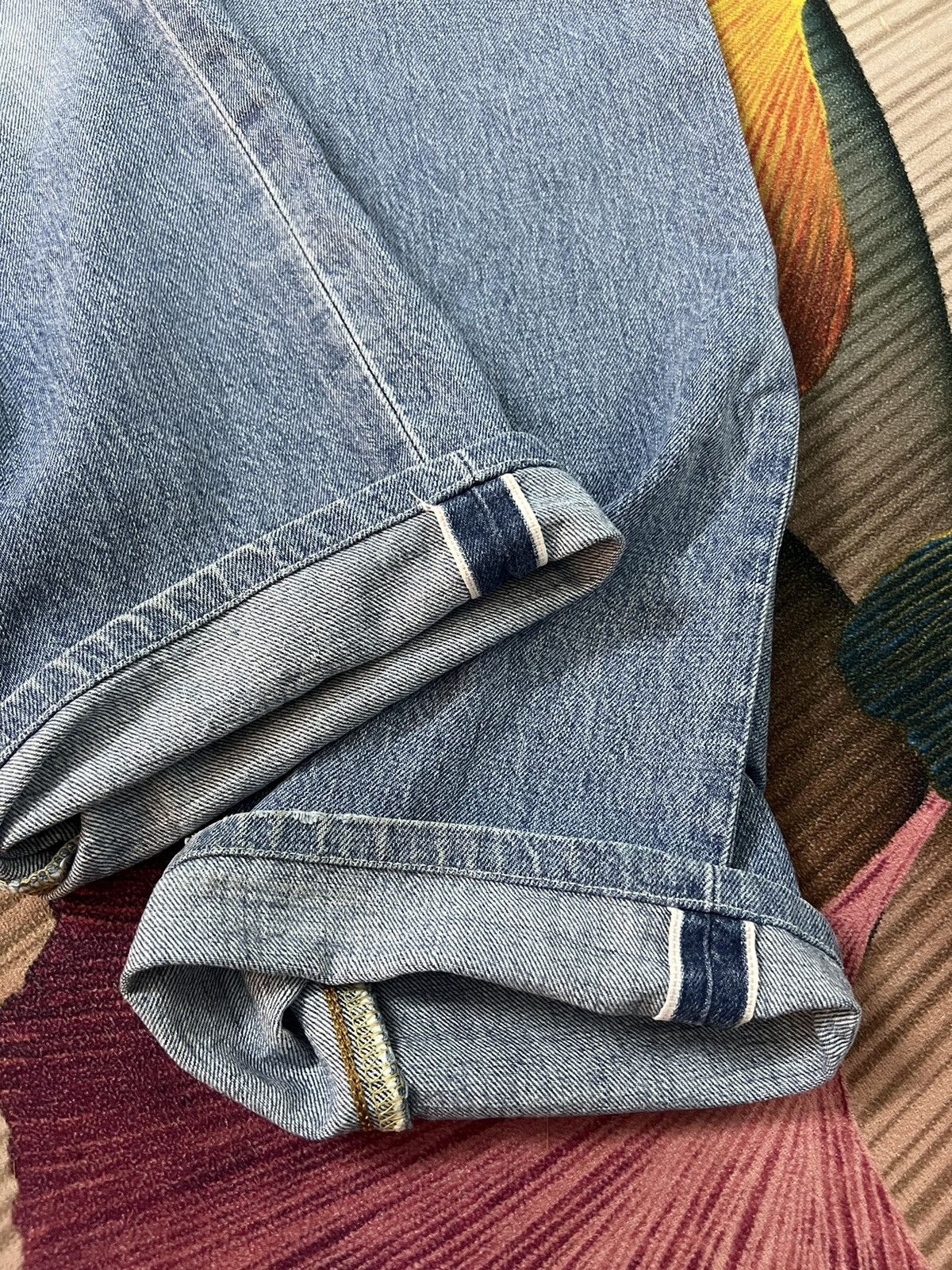 Edwin × If Six Was Nine × Japanese Brand Vintage Edwin 505X Selvedge Baggy Jeans Japan Size US 30 / EU 46 - 9 Thumbnail
