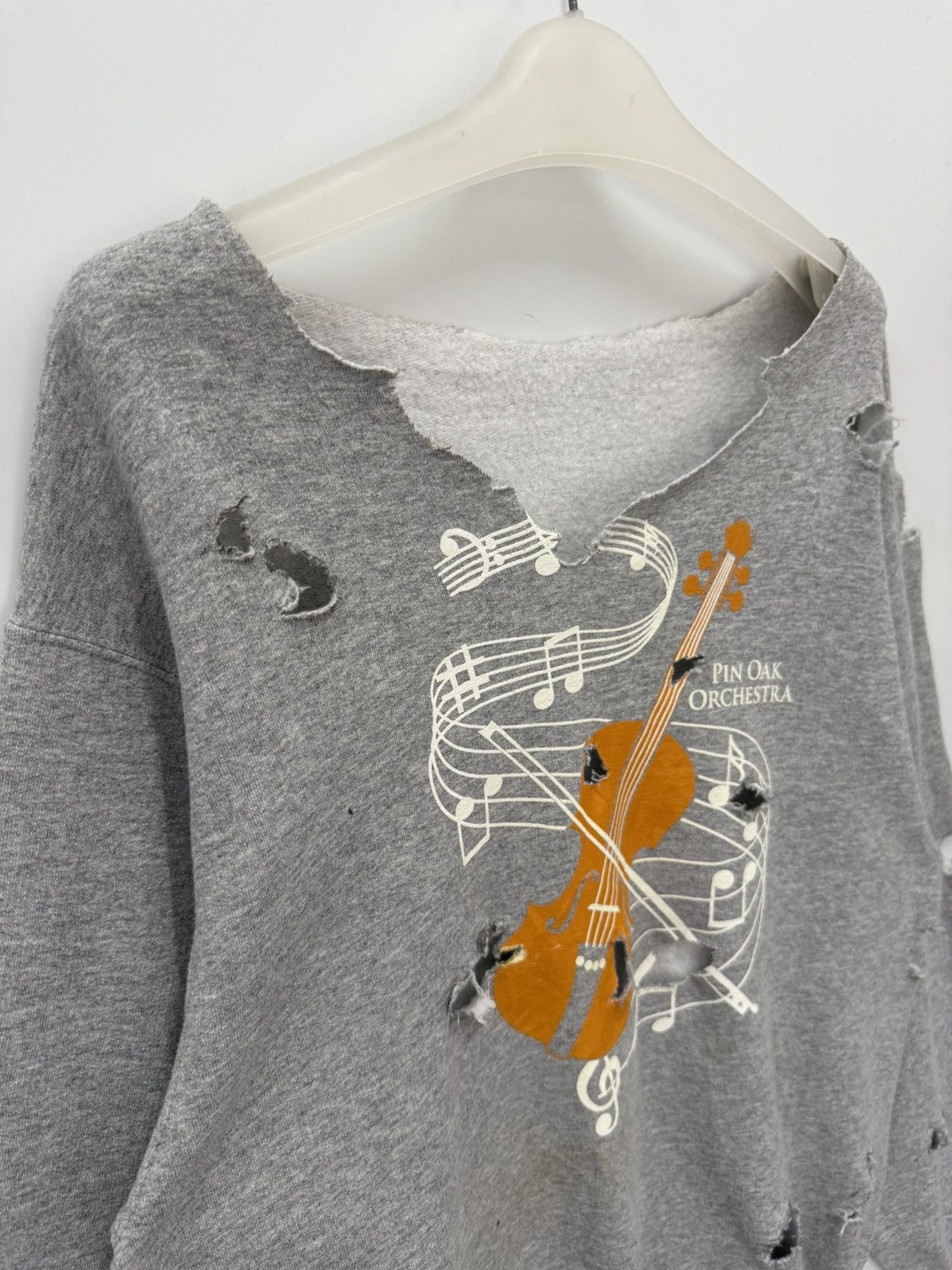 Le Grande Bleu (L.G.B.) 🔥 Pin Oak Orchestra Homeless Muzic symbol Distressed Sweat Size US S / EU 44-46 / 1 - 4 Thumbnail