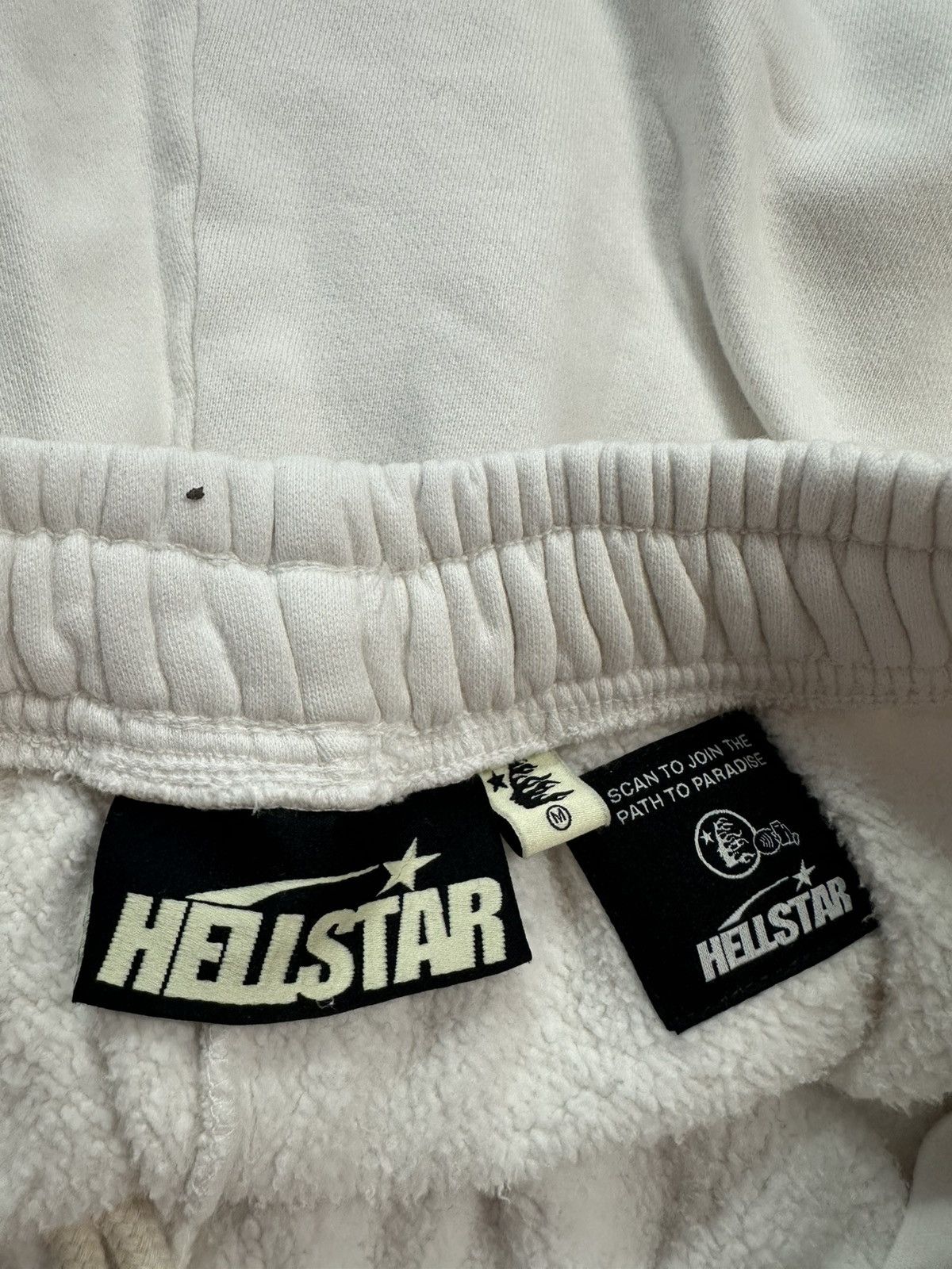 HELLSTAR Hellstar Records Shorts ‘White’ Size US 34 / EU 50 - 5 Thumbnail