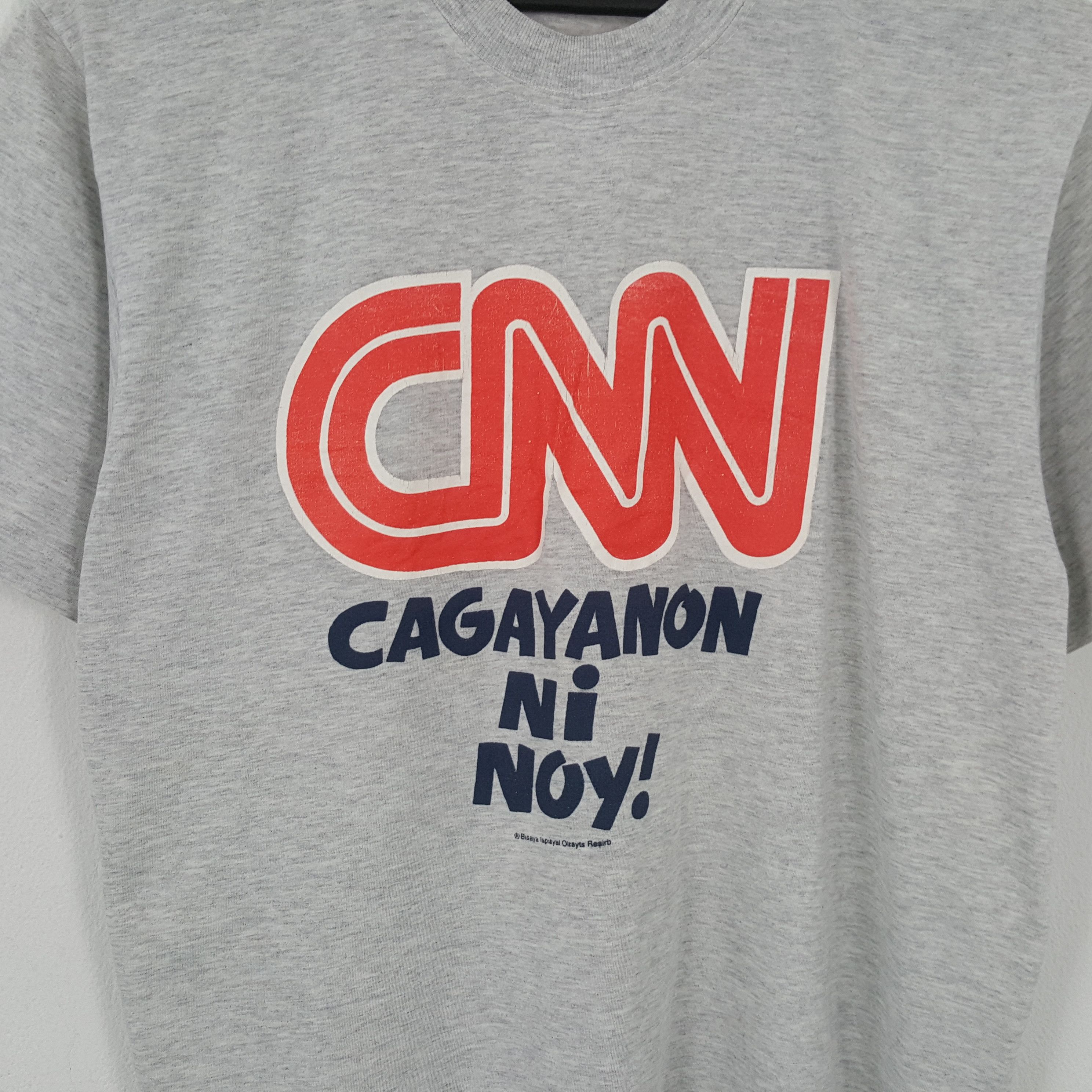 Vintage CNN Television Channel Tshirt Streetwear Style Size US L / EU 52-54 / 3 - 2 Thumbnail