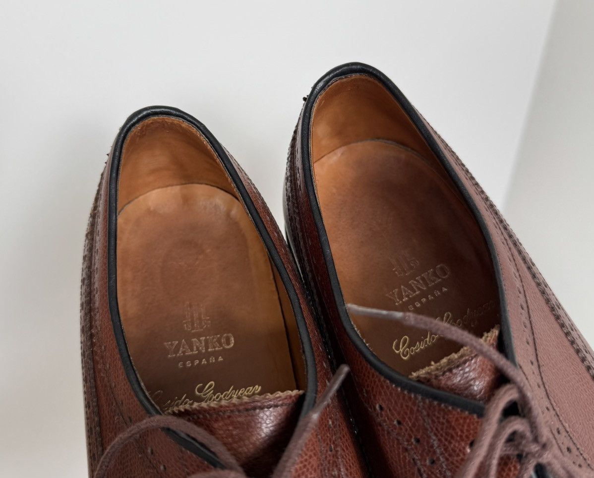 Yanko Design Yanko Espana Brown Leather Brogue Shoes Size US 11 / EU 44 - 10 Thumbnail