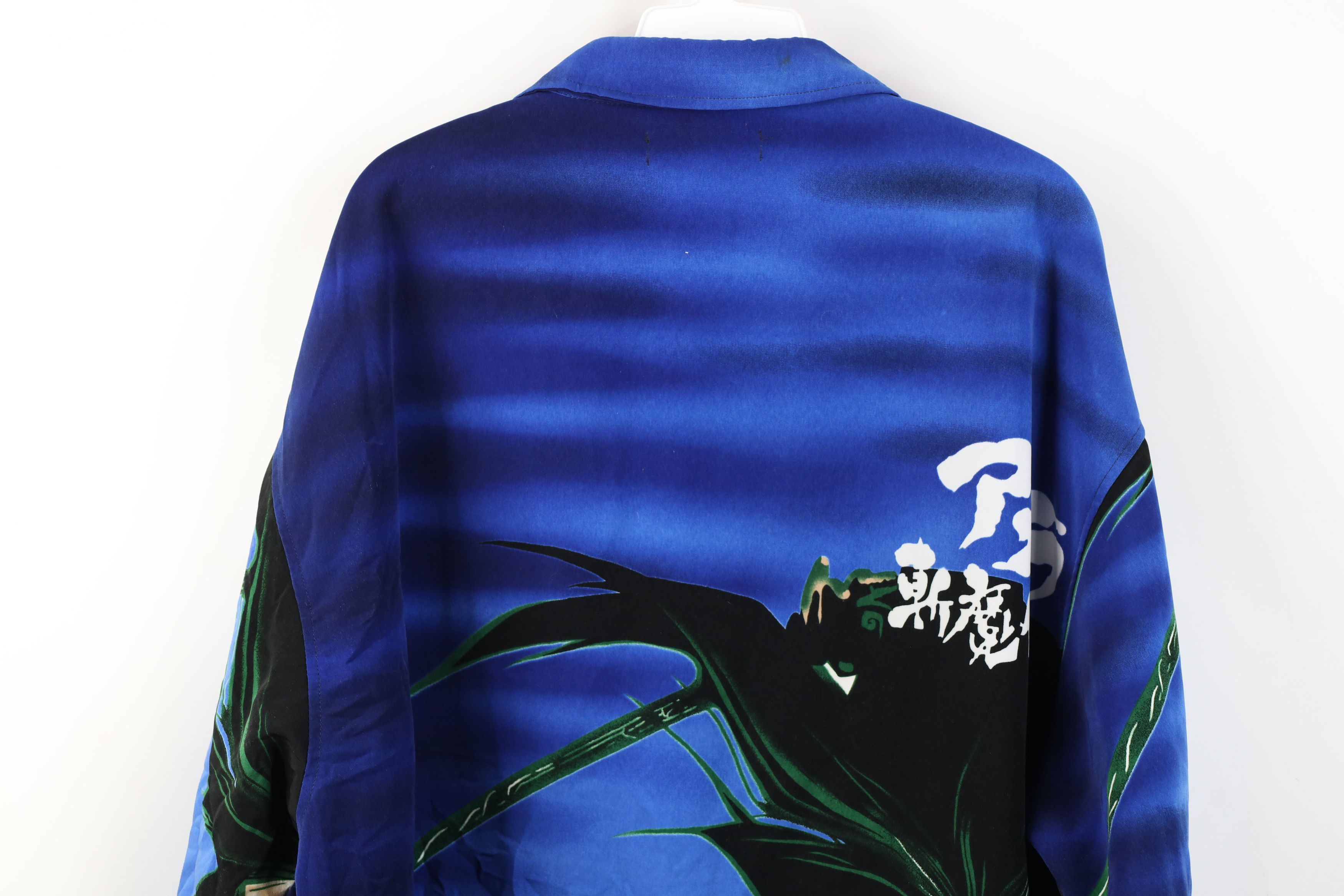 Vintage Vintage 90s Y2K Japan Samurai Warrior All Over Print Shirt Size US XL / EU 56 / 4 - 14 Thumbnail
