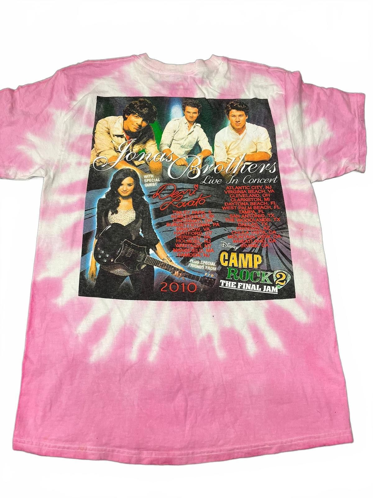 Hanes Jonas Brothers Tie-Dye T-Shirt - Live in Concert 2010 Size US M / EU 48-50 / 2 - 1 Thumbnail