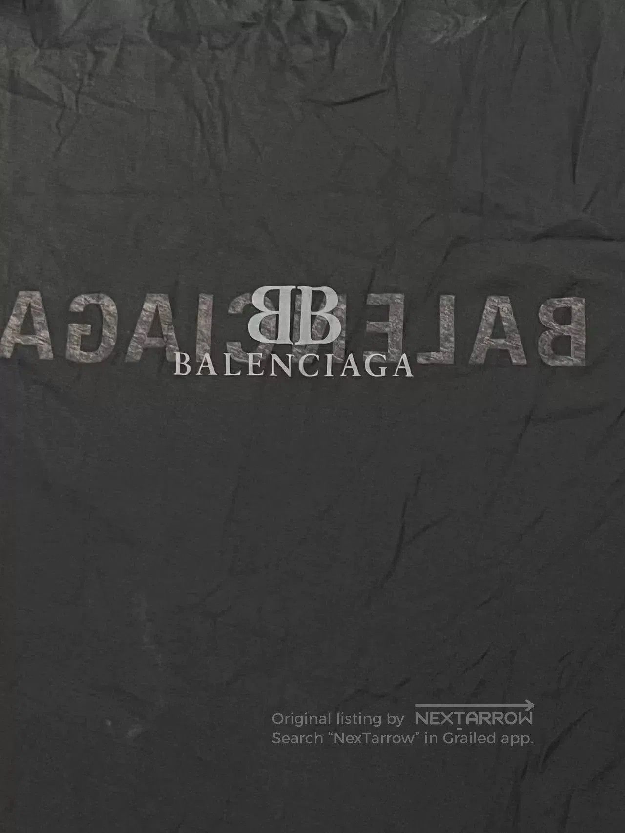 Balenciaga Balenciaga Logo Print Crewneck Short Sleeve T-Shirt. Size US M / EU 48-50 / 2 - 3 Thumbnail