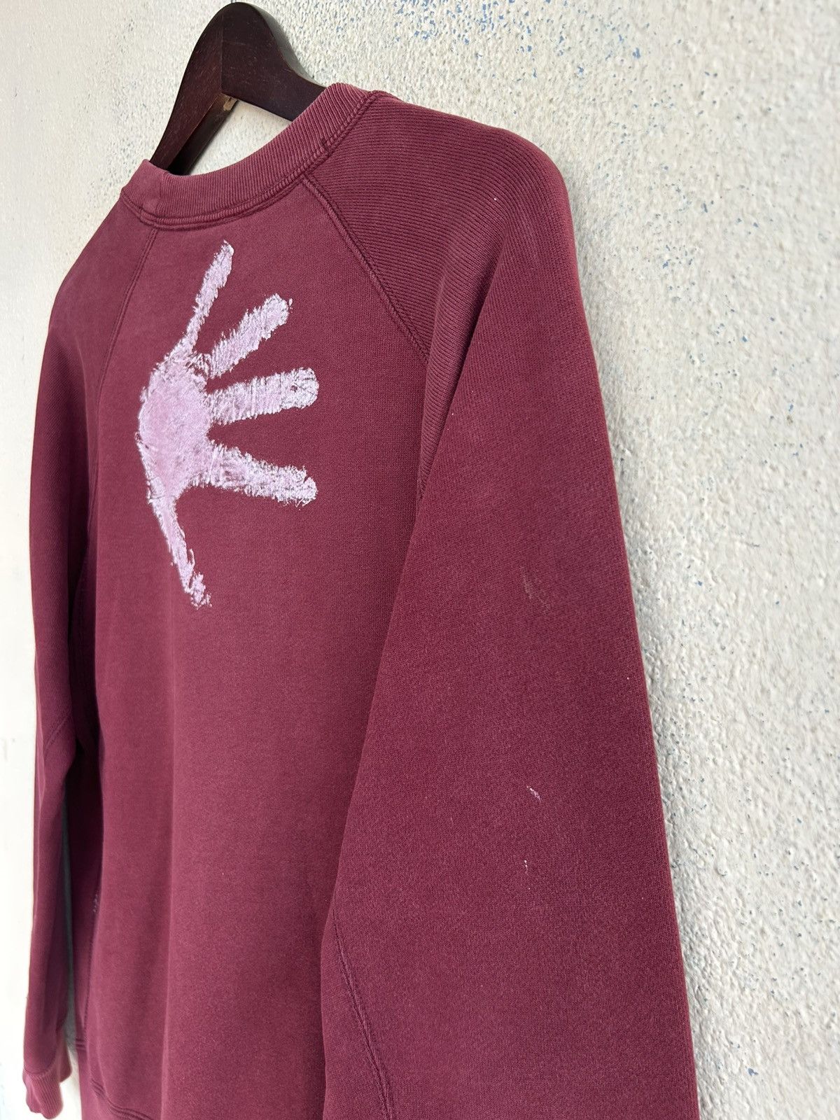 Christophe Lemaire × Uniqlo UUUUU Hand Painted Sunfaded Sweatshirt Size US M / EU 48-50 / 2 - 9 Thumbnail