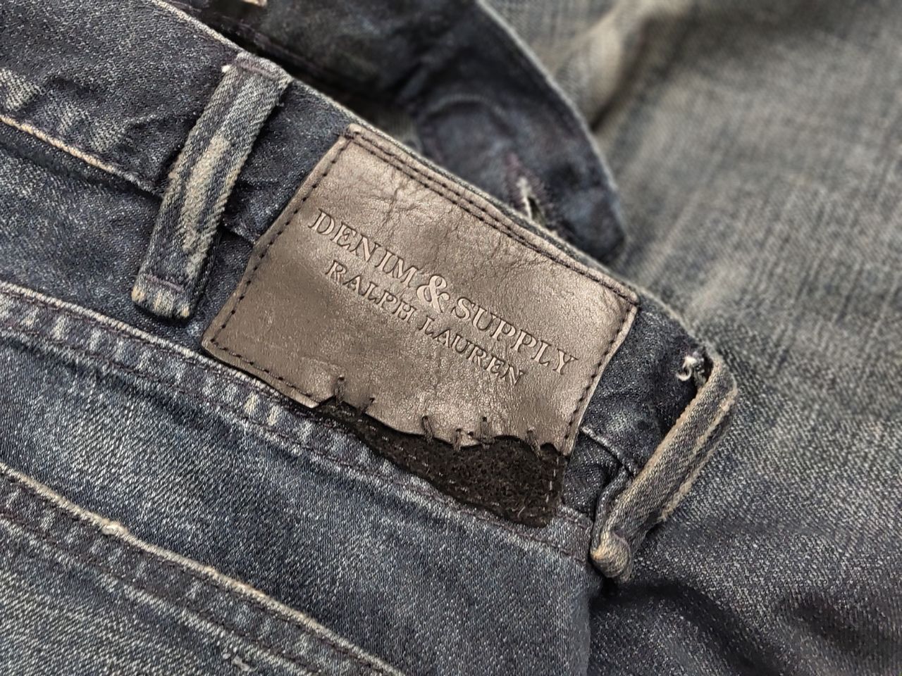 Polo Ralph Lauren Vintage Denim Supply Ralph Lauren Trendy Faded Denim Jeans Size US 36 / EU 52 - 17 Thumbnail