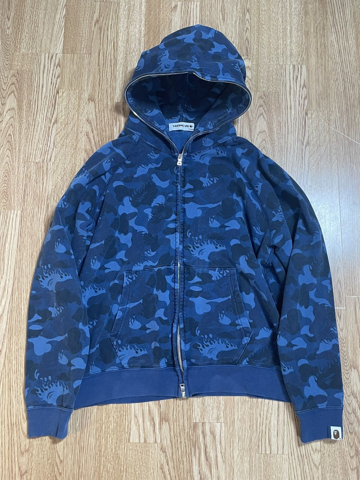 Bape Bape flame camo hoodie Size US S / EU 44-46 / 1 - 2 Thumbnail