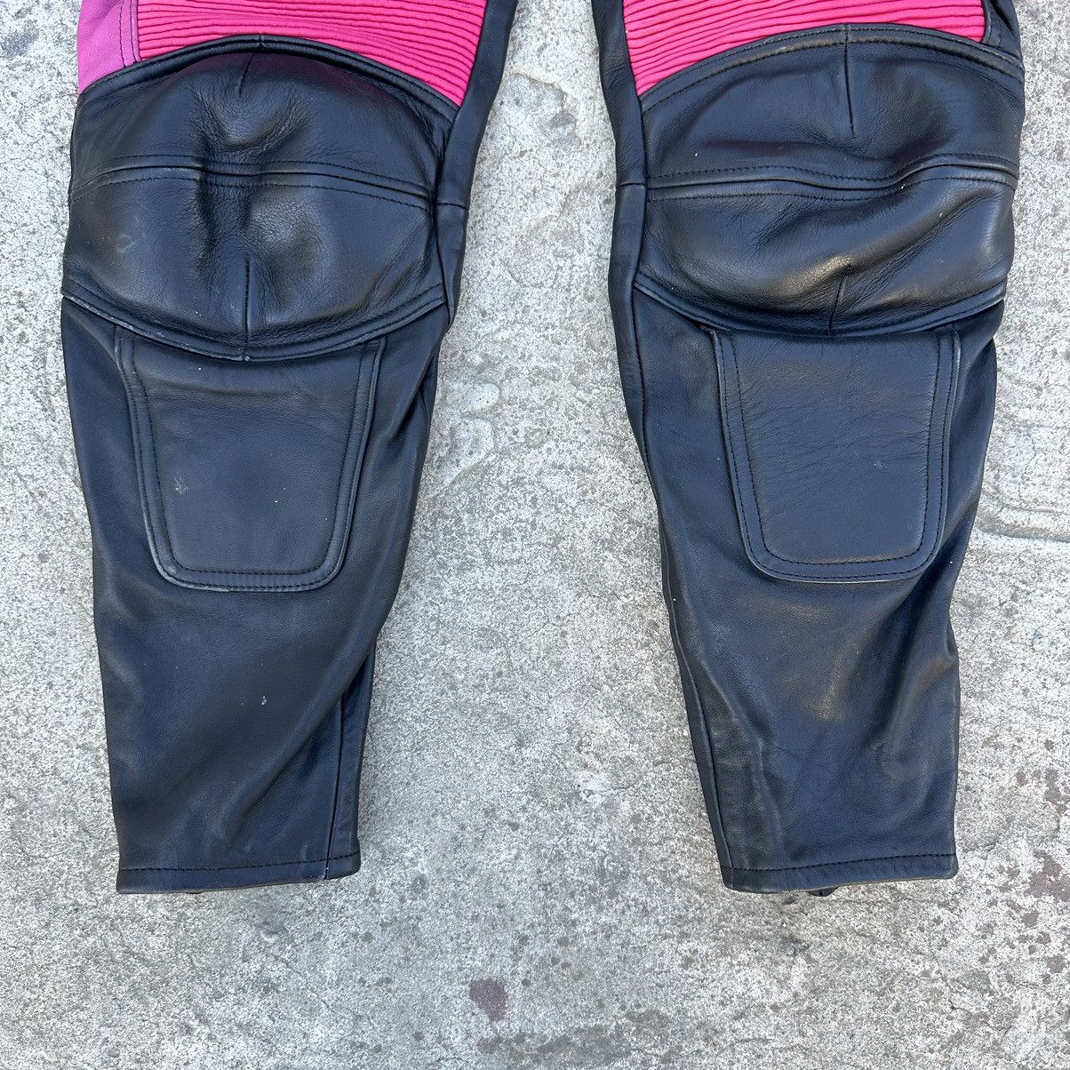 Vintage Vintage Moto Leather Pants IDCS Women’s 00s Y2K Size 34" / US 12 / IT 48 - 3 Thumbnail