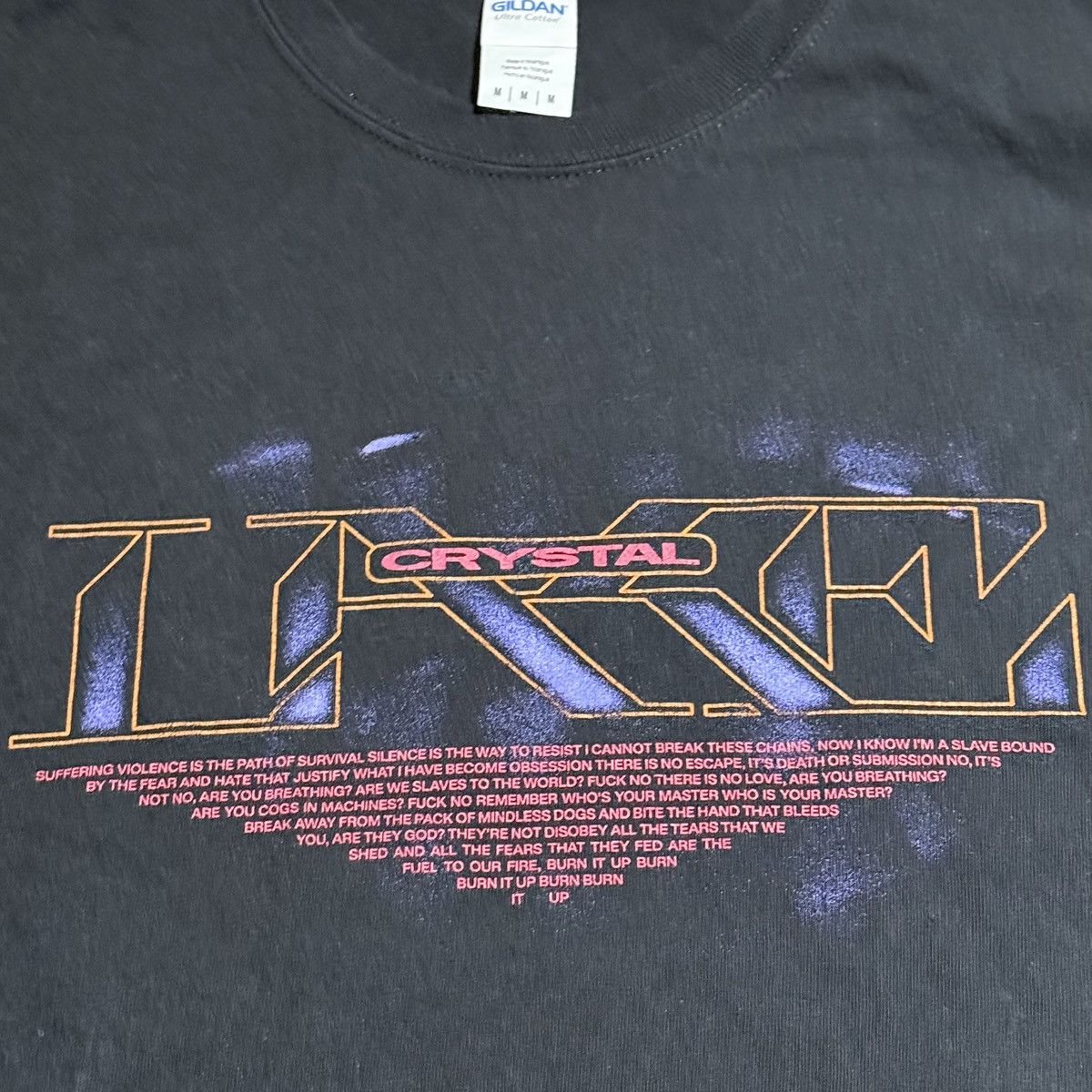 Other Crystal Lake Japan Metalcore Official Merchandise Tag Gildan Size US M / EU 48-50 / 2 - 6 Thumbnail