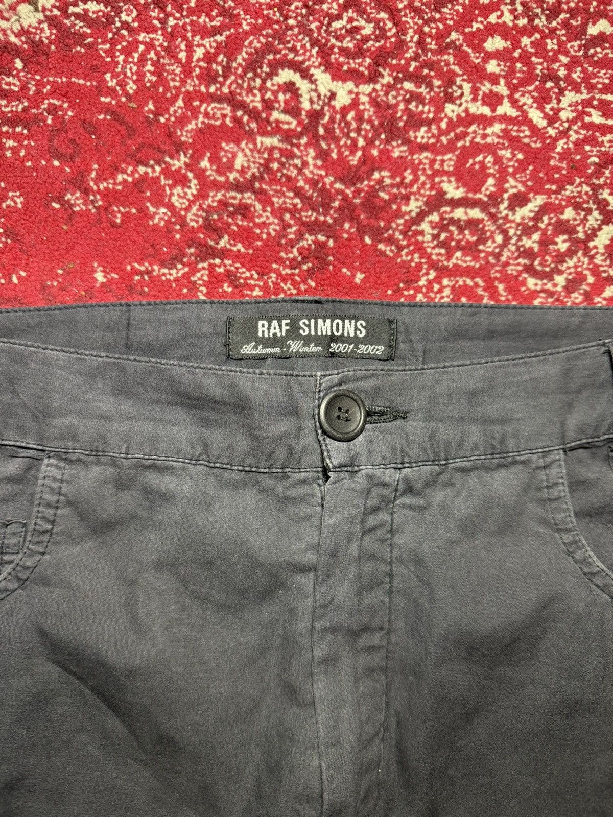 Raf Simons RAF Simon's AW2001-2002 Riot Riot Riot distressed pants Size US 28 / EU 44 - 3 Thumbnail