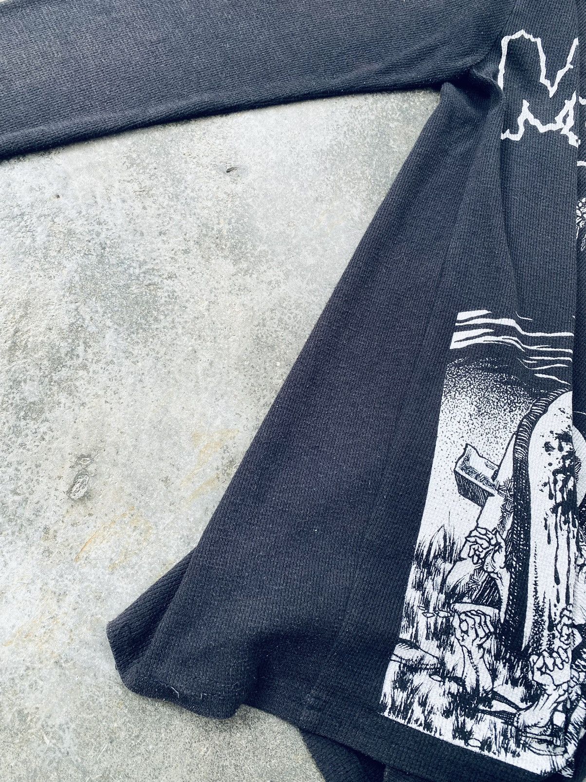 Band Tees Vintage Misfits Pushead Thermal Long Sleeve - Altered Size US S / EU 44-46 / 1 - 11 Thumbnail