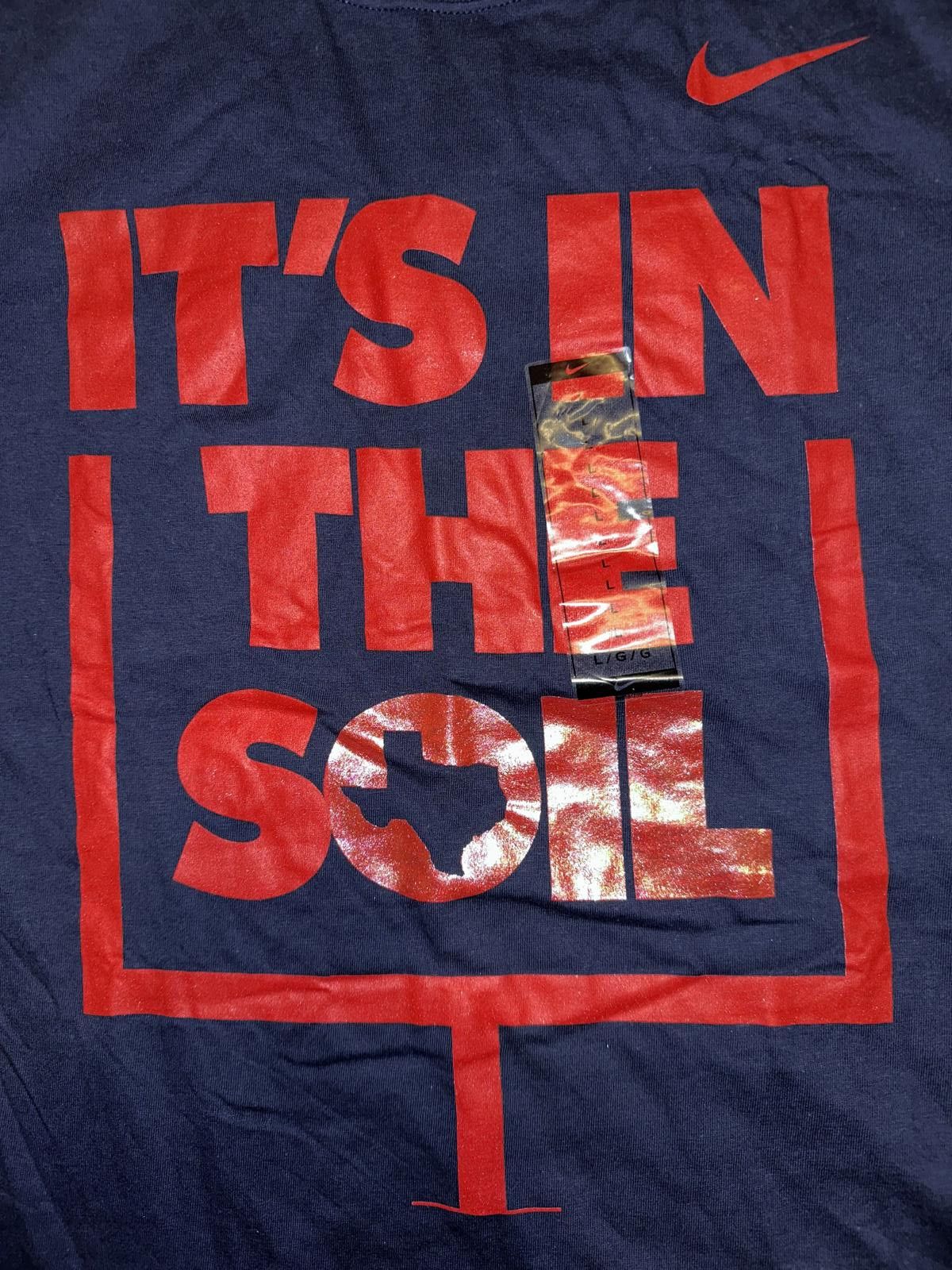 Nike Nike Men’s It’s In The Soil Texas Dri-Fit T-Shirt Size US L / EU 52-54 / 3 - 2 Thumbnail