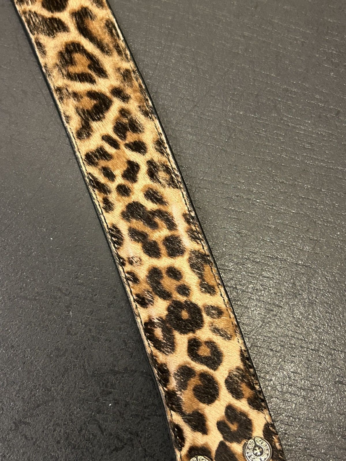 Chrome Hearts Chrome Hearts Leopard Hide Belt Strap Size 30 - 5 Thumbnail