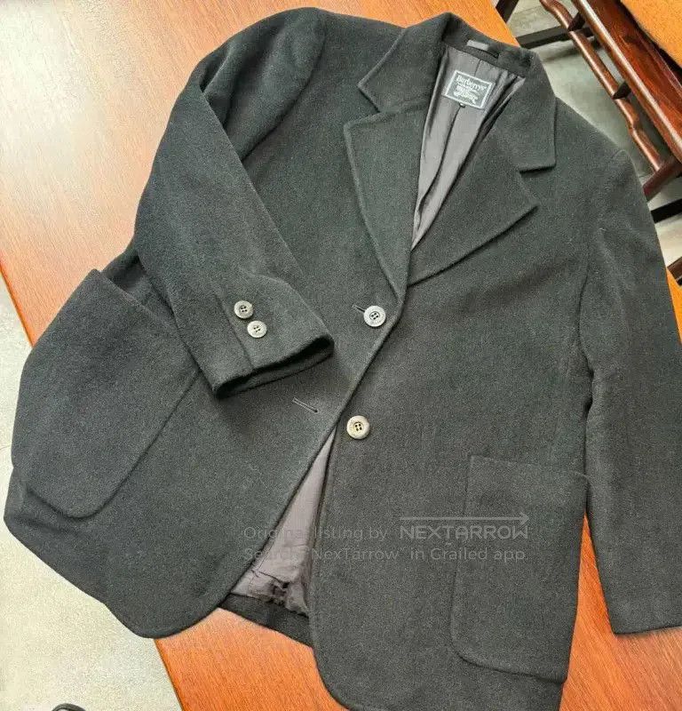 Burberry Burberry Black Wool Women's Coat. Size XXS / US 00 / IT 34 - 4 Thumbnail