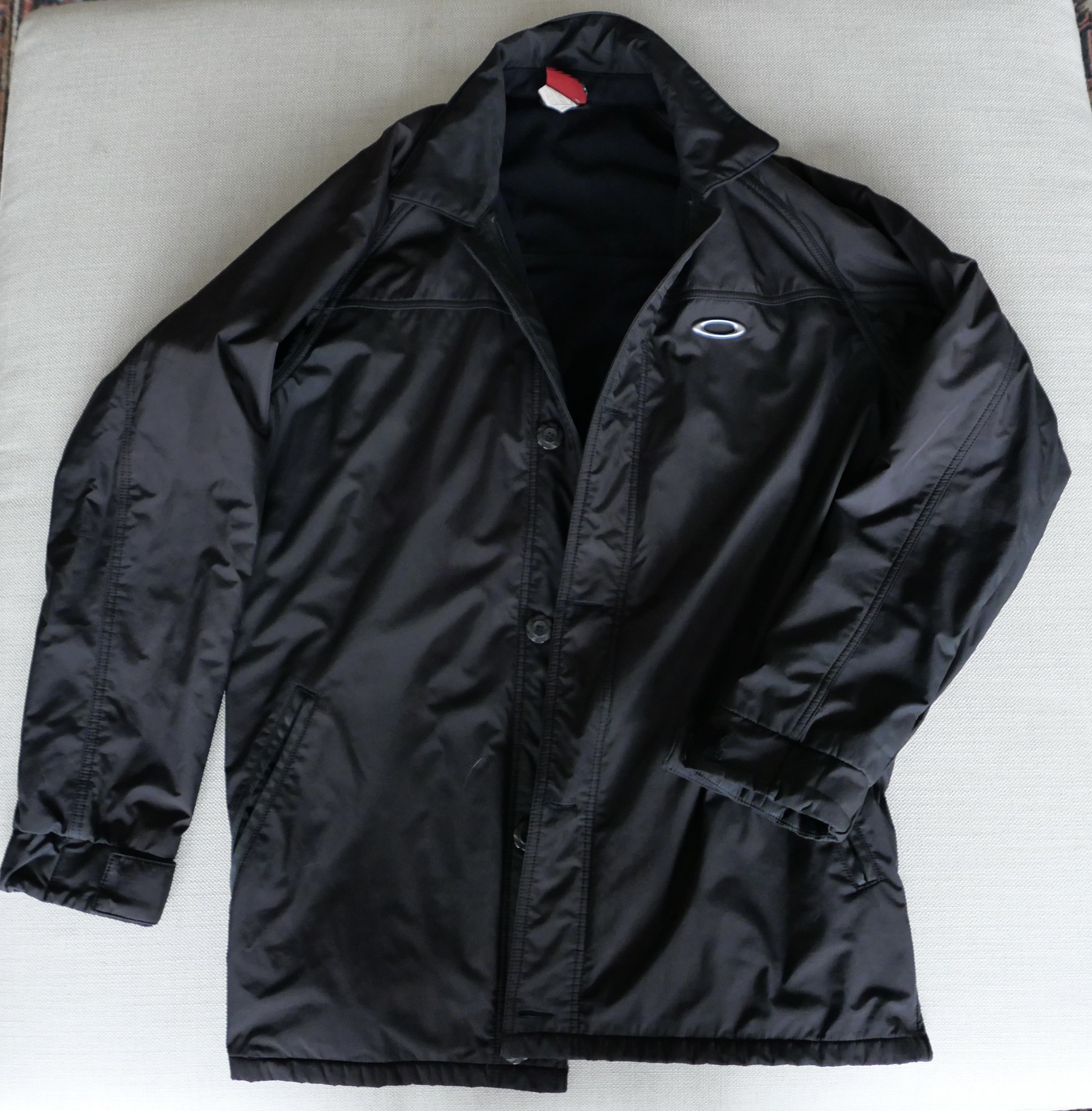 Red Label Nylon Fleece Moto Jacket