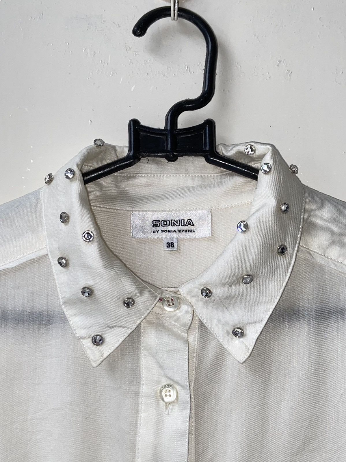 Sonia Rykiel SONIA By SONIA RYKIEL White Shirt Size S / US 4 / IT 40 - 14 Thumbnail