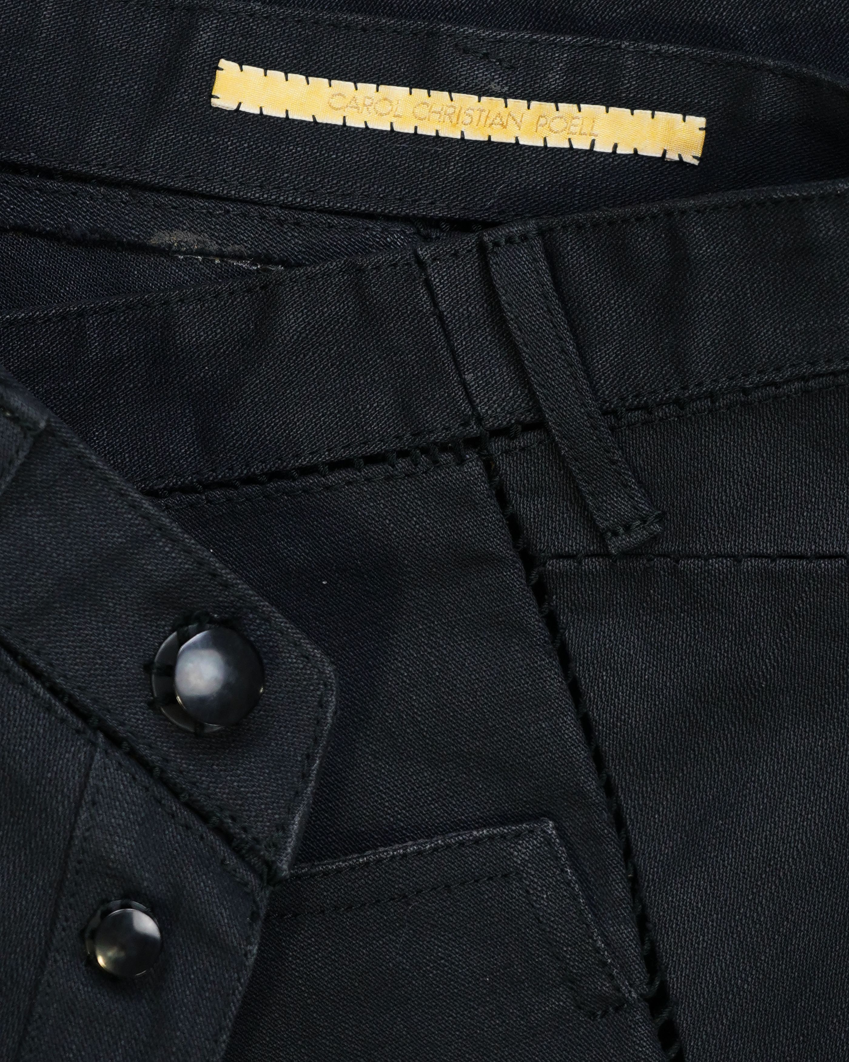 Carol Christian Poell Carol Christian Poell Asymmetrical Dropcrotch Overlock Jeans Size US 29 - 4 Thumbnail