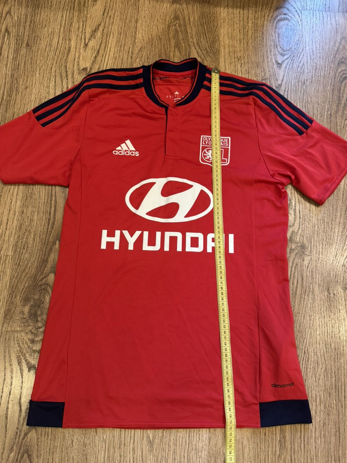 Adidas OLYMPIQUE LYONNAIS 2015-16 ADIDAS FOOTBALL JERSEY S11912 S Size US S / EU 44-46 / 1 - 2 Thumbnail