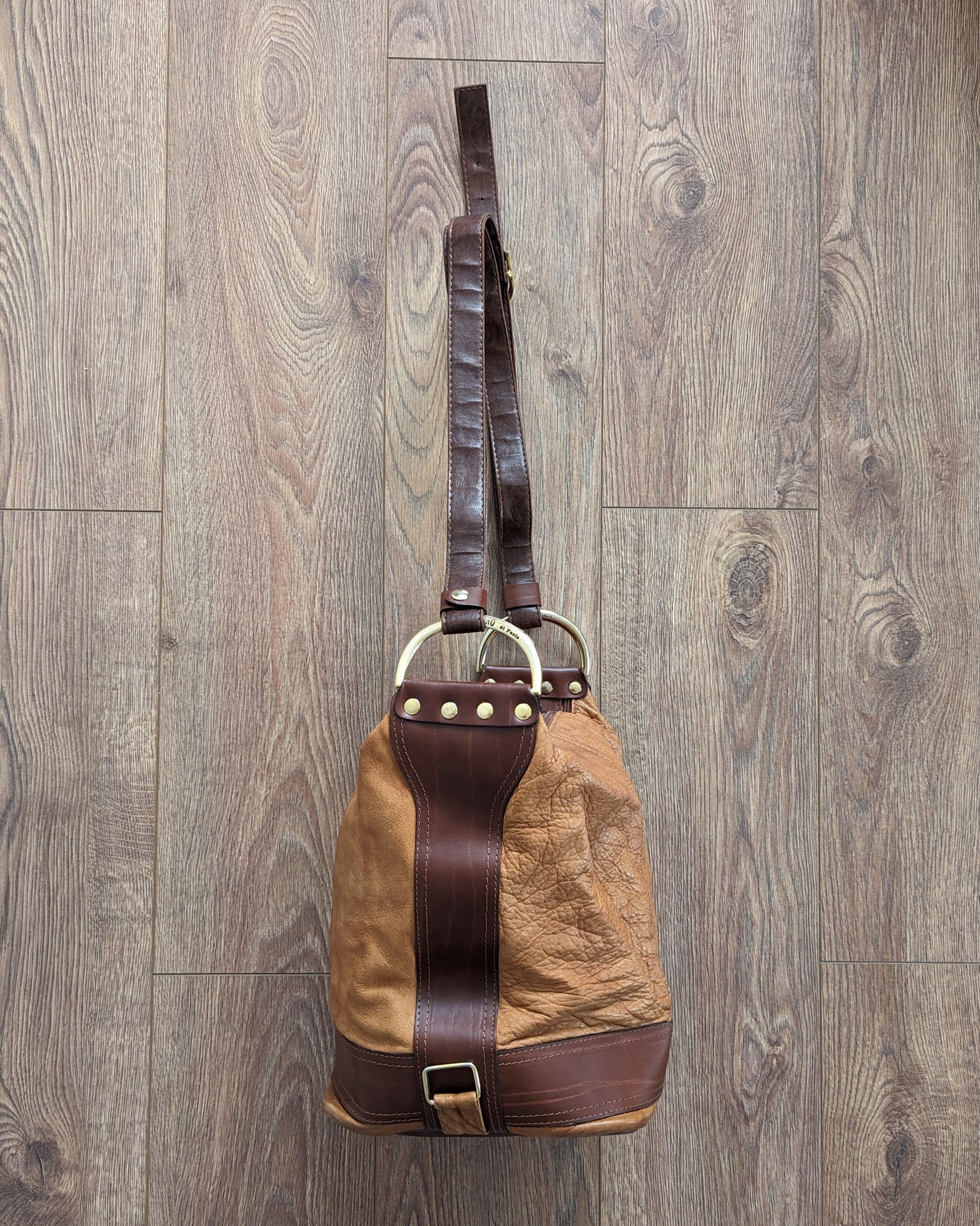 Other Vintage Valentino Di Paolo Leather Bucket Bag Made in Italy Size ONE SIZE - 10 Thumbnail
