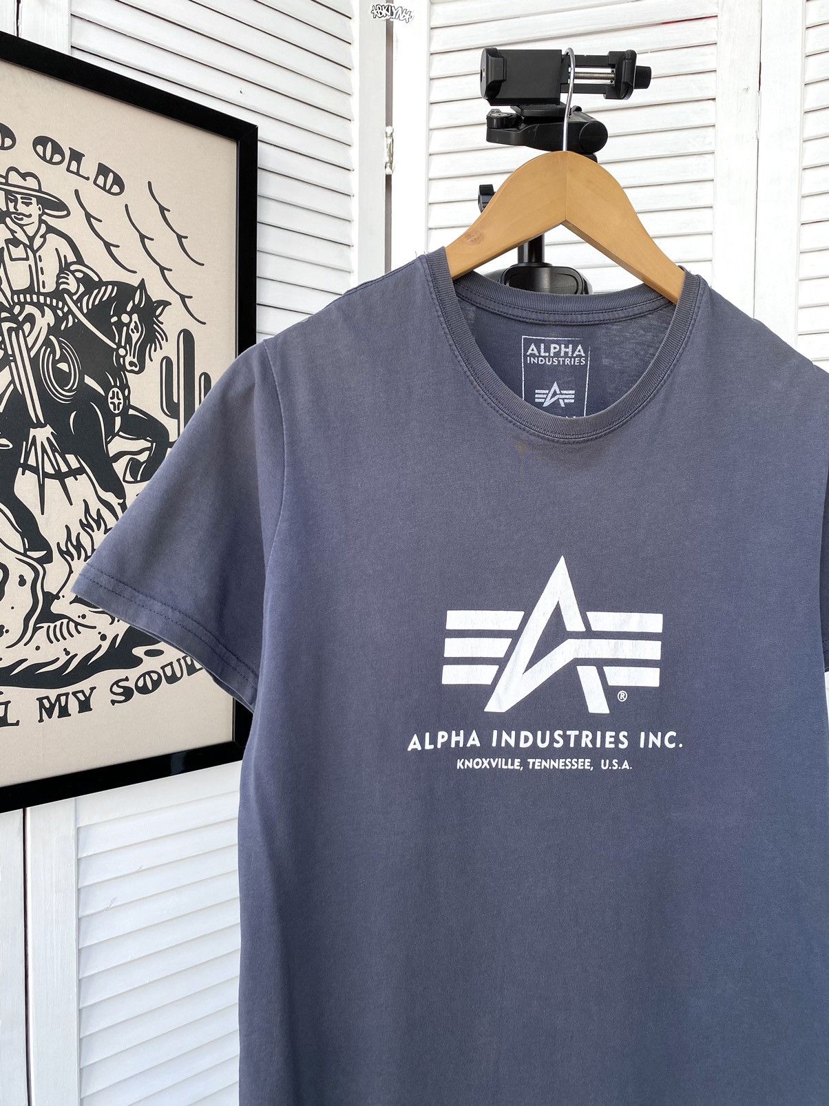 Alpha Industries Alpha Industries USA Big Logo Army Tee Shirt Size US M / EU 48-50 / 2 - 4 Thumbnail