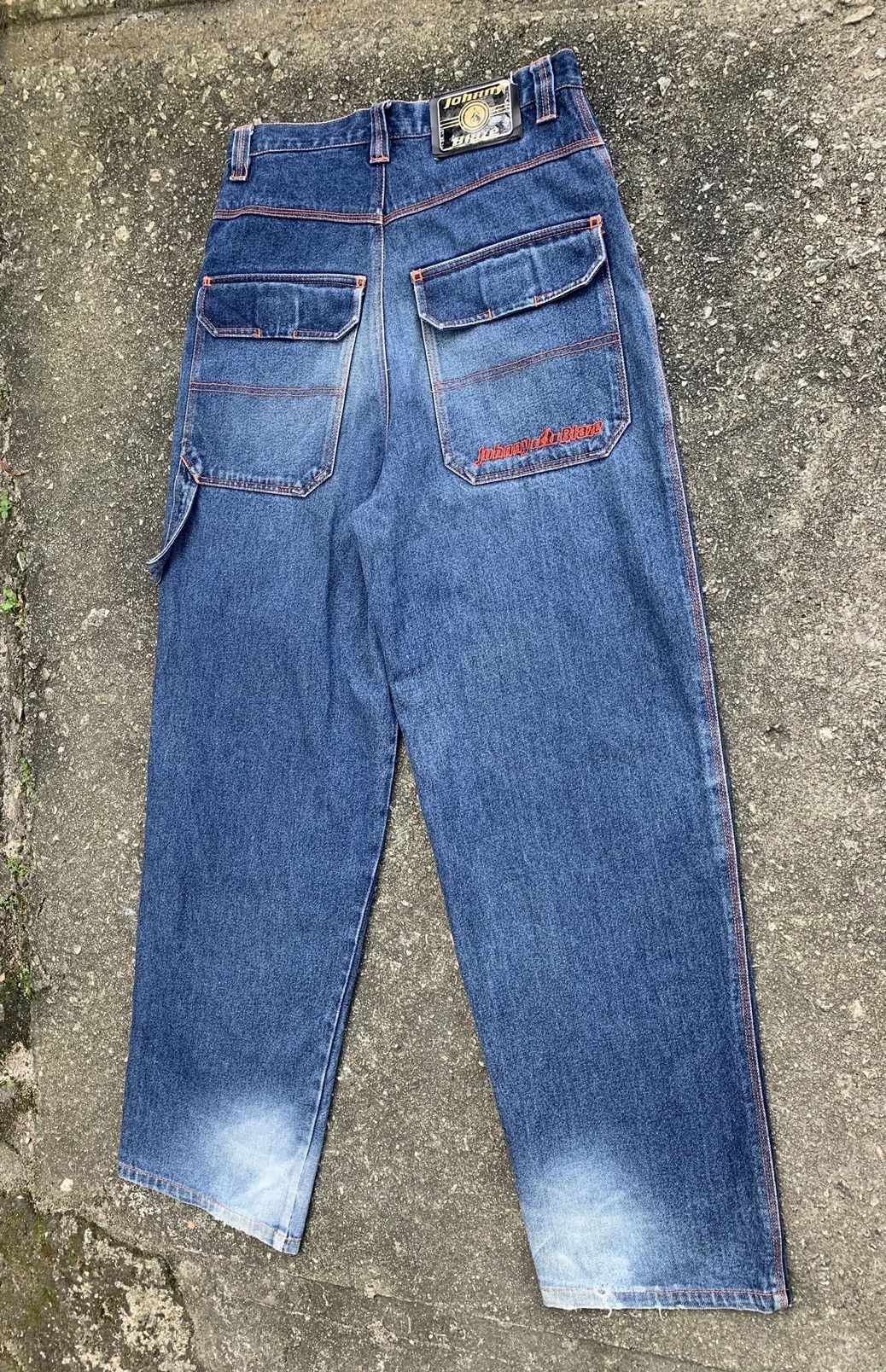 Vintage Vintage Johnny Blaze Baggy Denim Jeans Size US 29 - 7 Thumbnail
