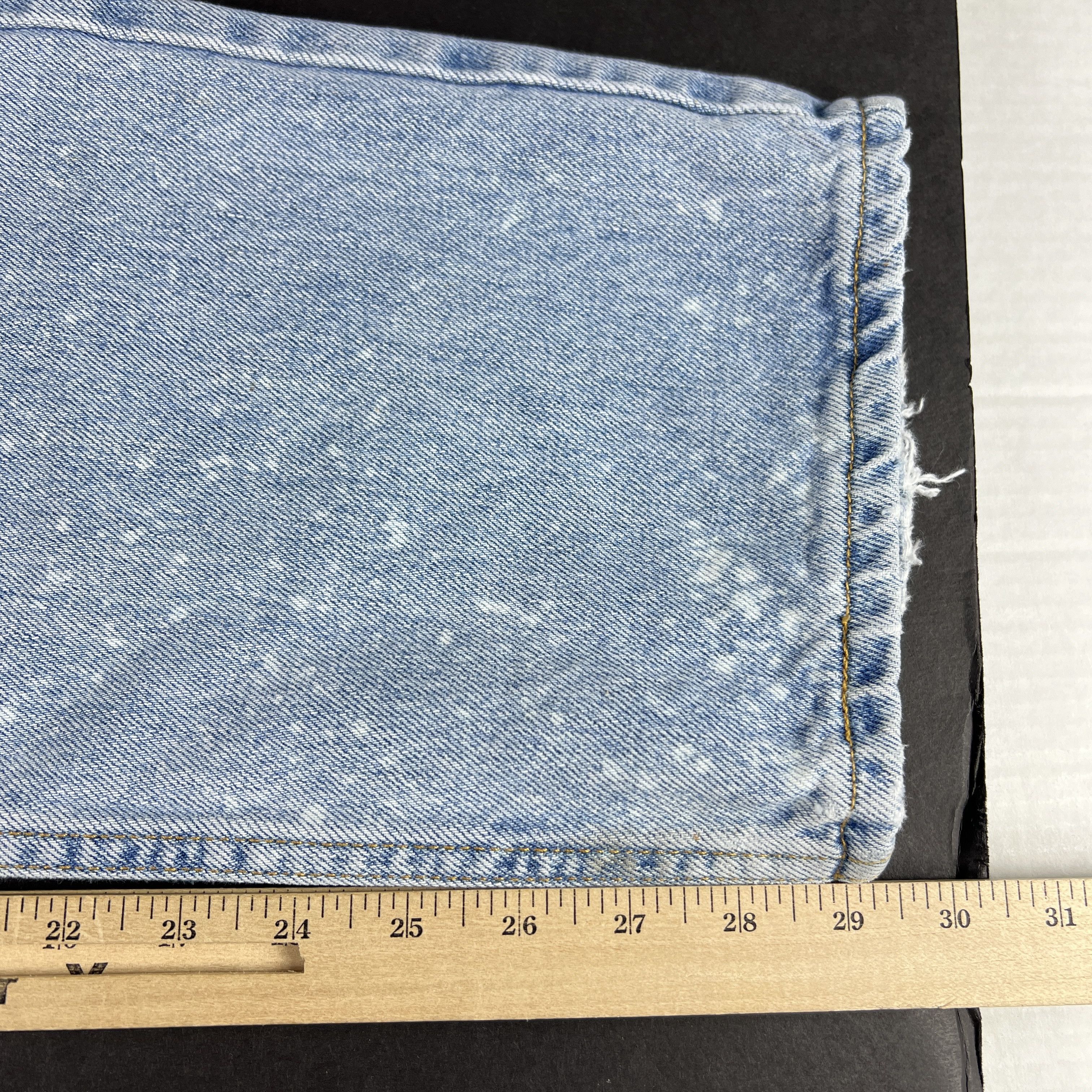 Levi's × Vintage Y2K Levi's Jeans 505 Straight Blue Faded Thrashed Denim Size US 36 / EU 52 - 6 Thumbnail