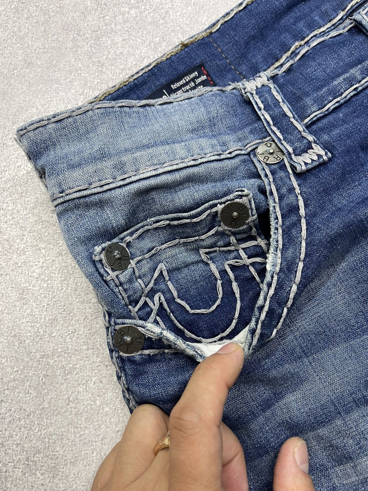 True Religion Vintage True Religion Rocco Supert Denim Jeans USA Evisu Y2K Size US 34 / EU 50 - 7 Thumbnail