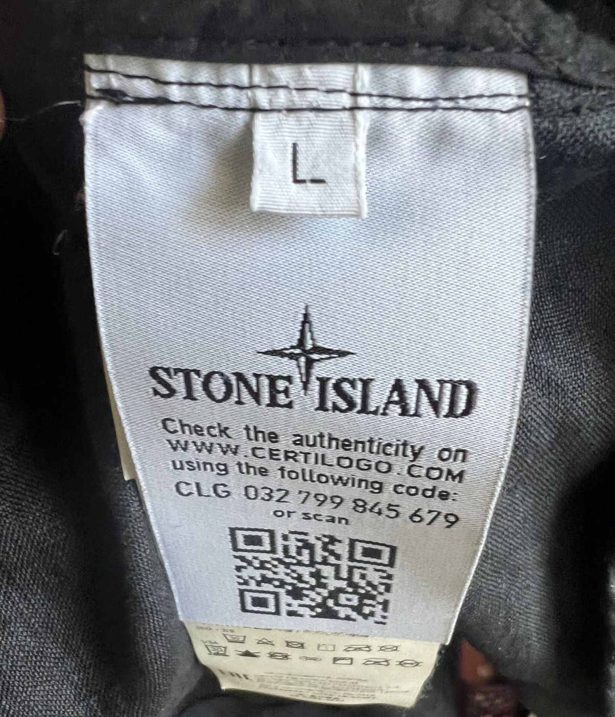 Stone Island STONE ISLAND Linen Resin-TC coat Navy Men Sz- L Size US L / EU 52-54 / 3 - 5 Thumbnail