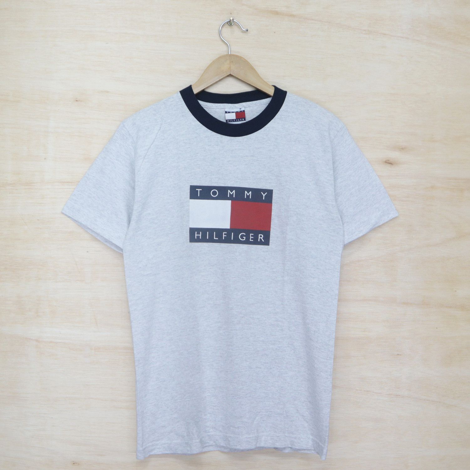 TOMMY HILFIGER Big Logo T-Shirt Made In USA