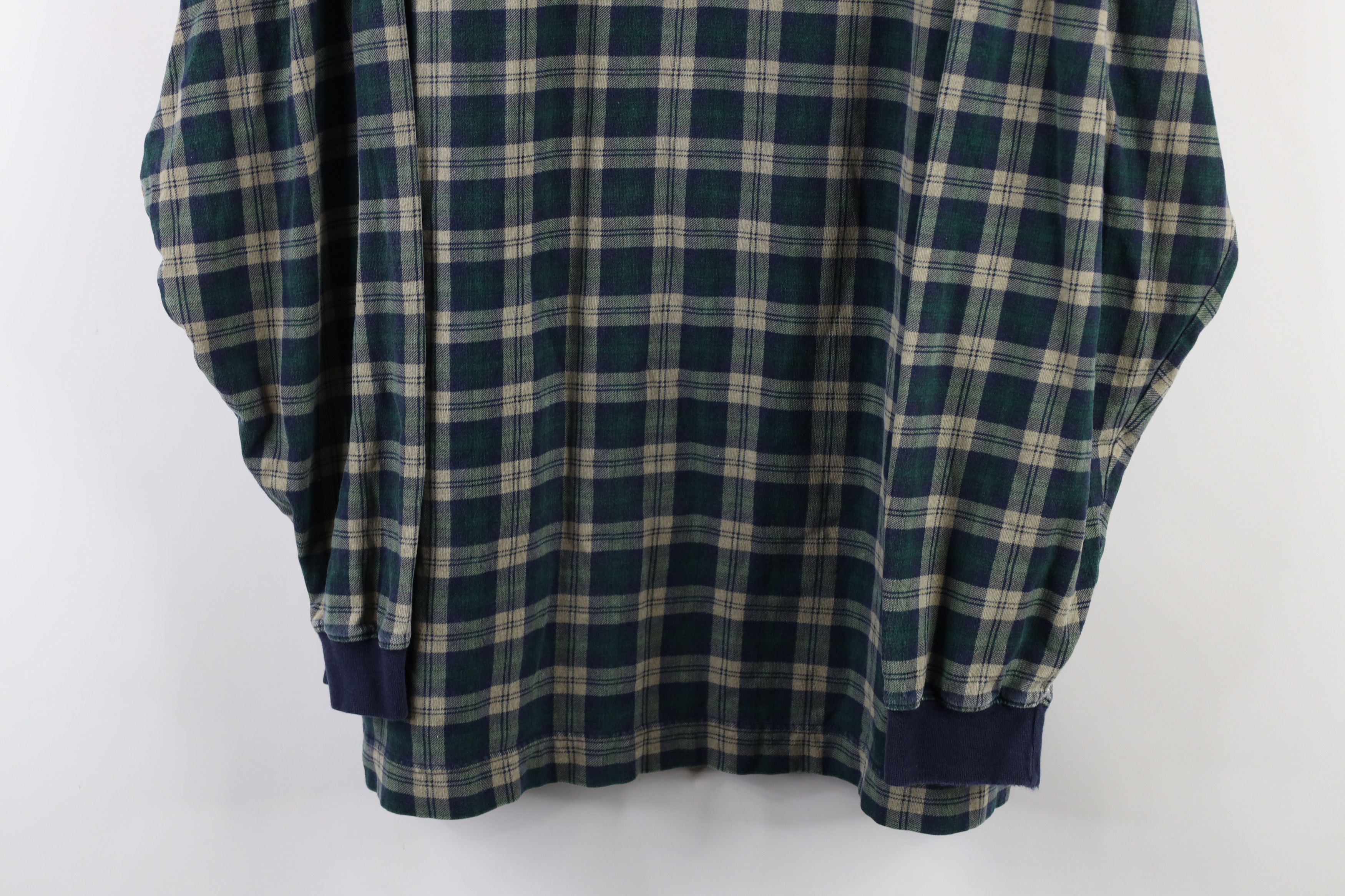 Vintage Vintage 90s Streetwear Heavyweight Long Sleeve Polo Shirt Size US XL / EU 56 / 4 - 3 Thumbnail