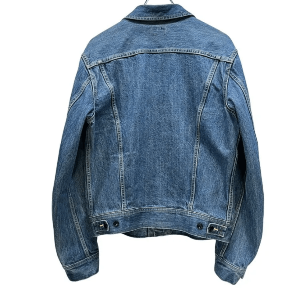 Kapital 14oz Denim Westerner LONG Washed Smiley Logo Denim Jacket Size US M / EU 48-50 / 2 - 2 Thumbnail