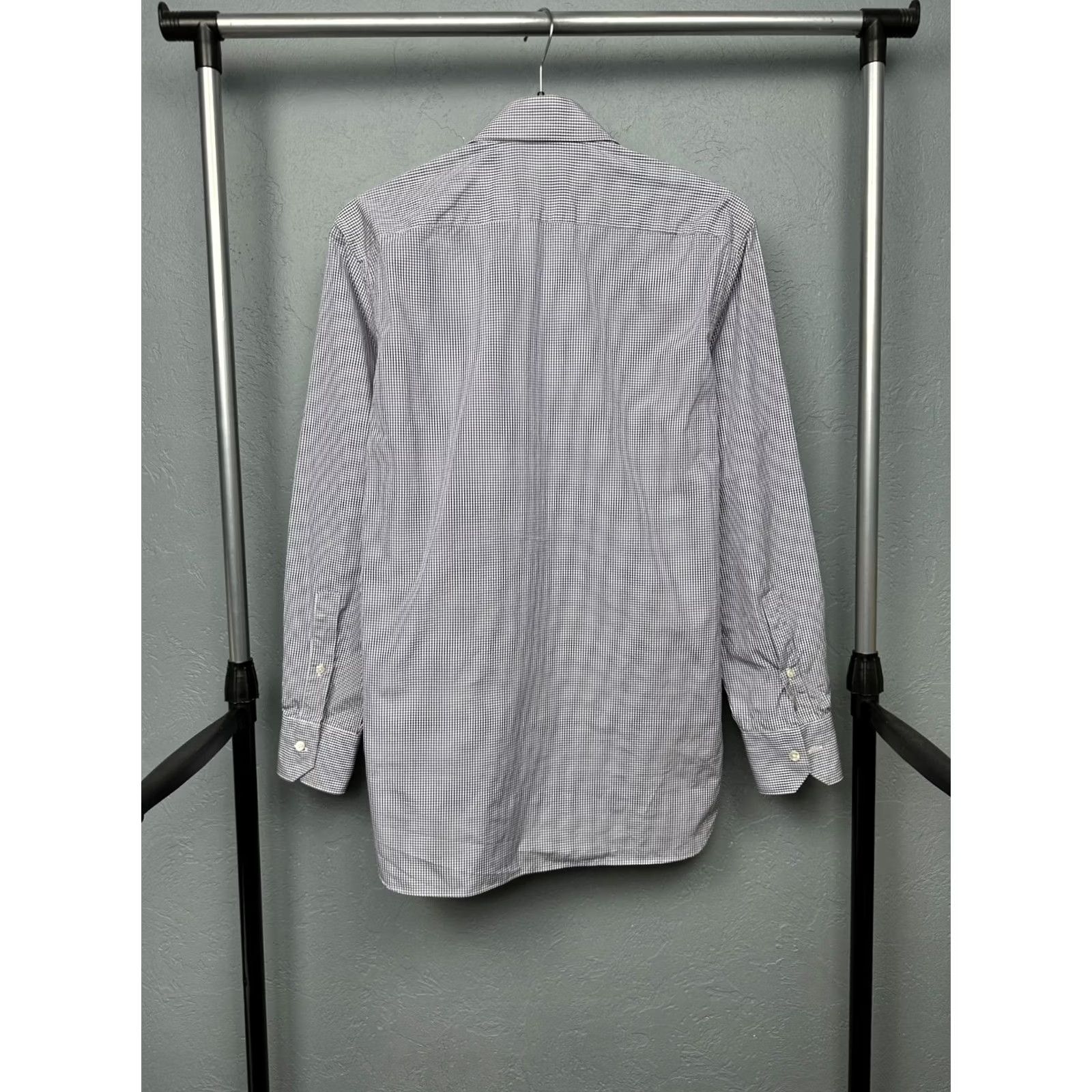 Ermenegildo Zegna Zegna Trofeo Comfort Mens Long Sleeve Shirt M Check Cotton Ermenegildo Zegna Shirt Mens Regular Color Multicolor Size US M / EU 48-50 / 2 - 6 Thumbnail
