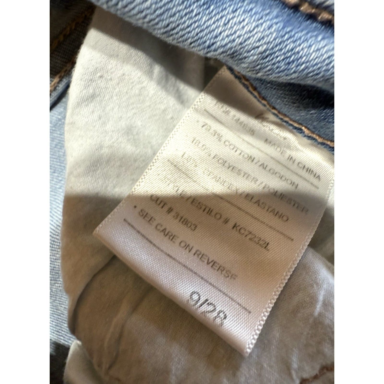 Vintage Kancan Women's Jeans Size 28 Blue Distressed Skinny Denim Lot Of 2 - 9/28 Size 28" / US 6 / IT 42 - 4 Thumbnail