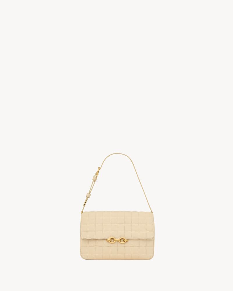 Saint Laurent Paris o1b1hav111125 Size: OS/ Le Maillon Satchel Nubuck Suede Size ONE SIZE - 1 Thumbnail