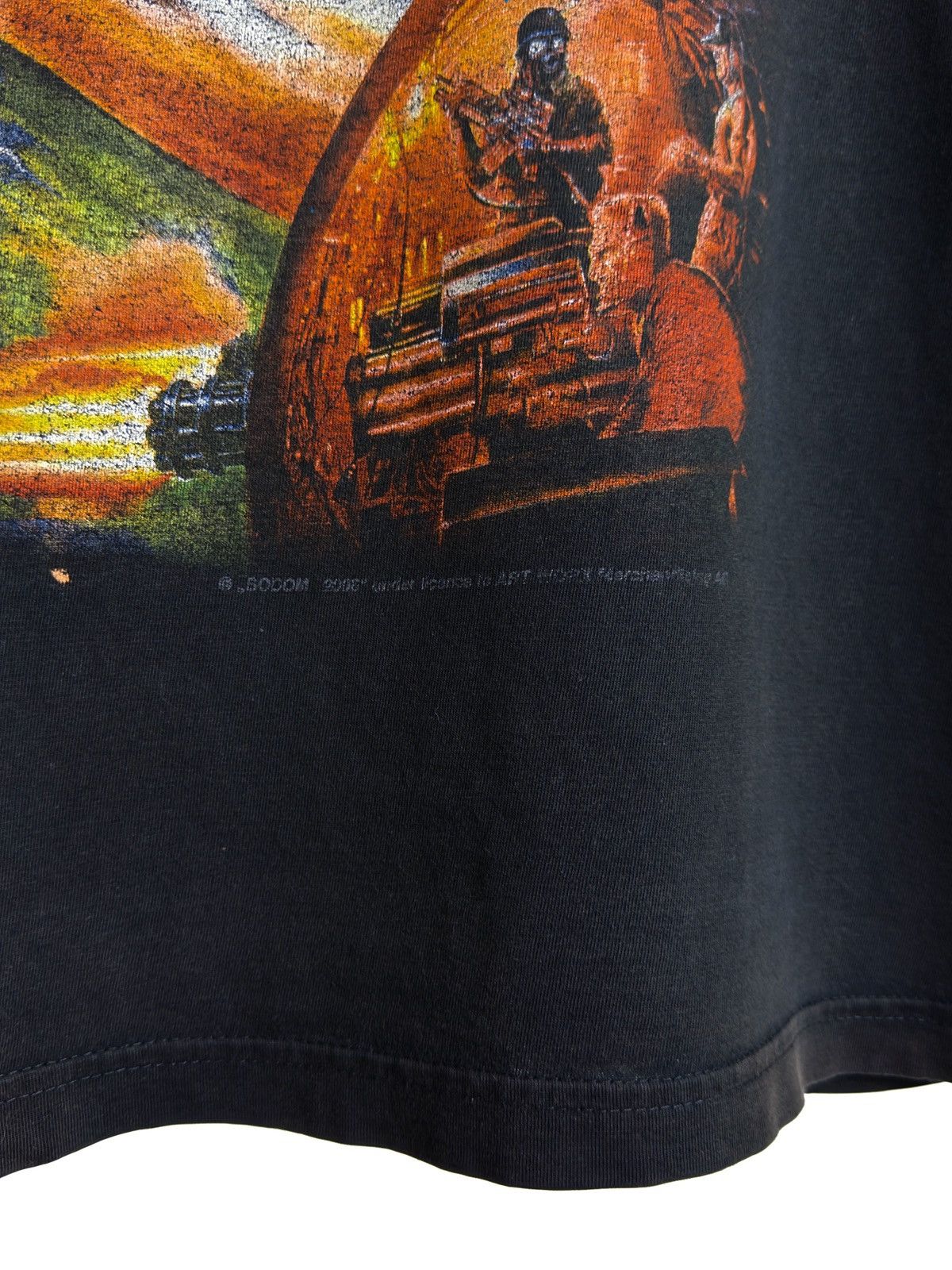 Band Tees 00s Vintage Sodom Agent Orange Thrash Metal Rock Tee T-Shirt Size US L / EU 52-54 / 3 - 6 Thumbnail